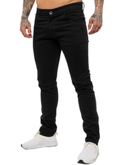 Kruze | Mens Slim Fit Stretch Chinos