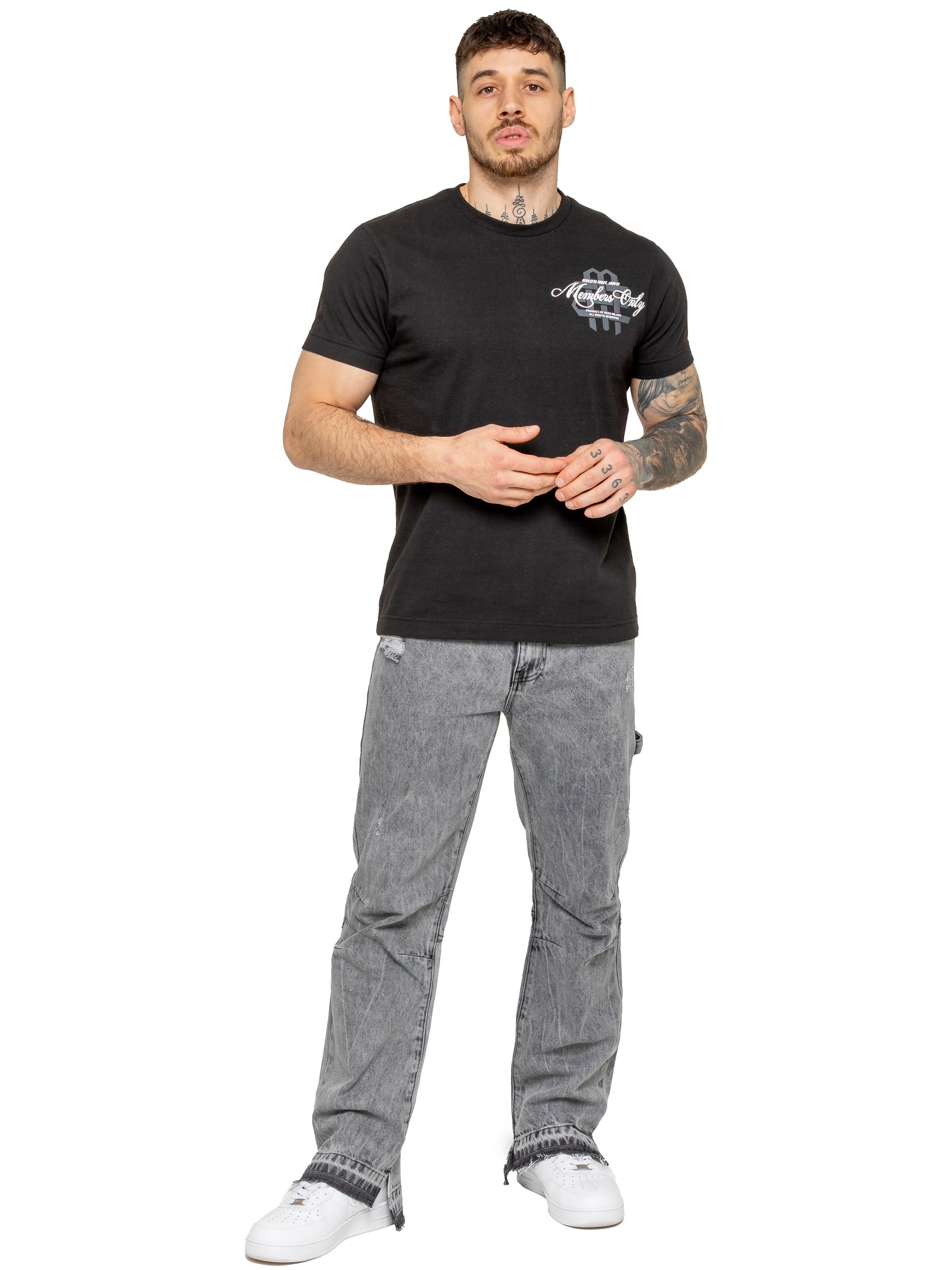 Enzo Milano | Men's Split Hem Jeans