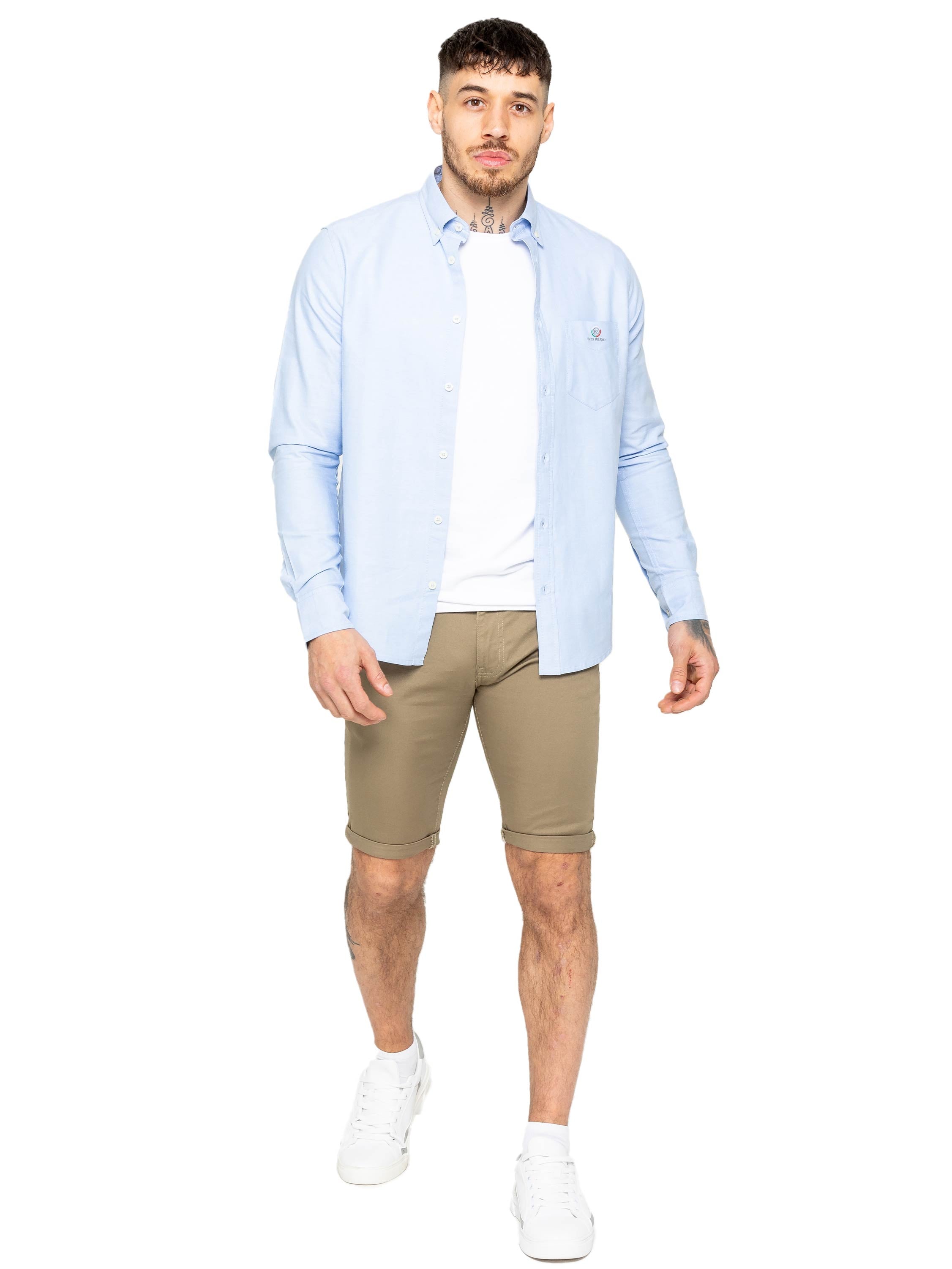 Enzo | Mens Regular Fit Oxford Shirt