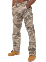 Kruze | Mens Cargo Camo Trousers