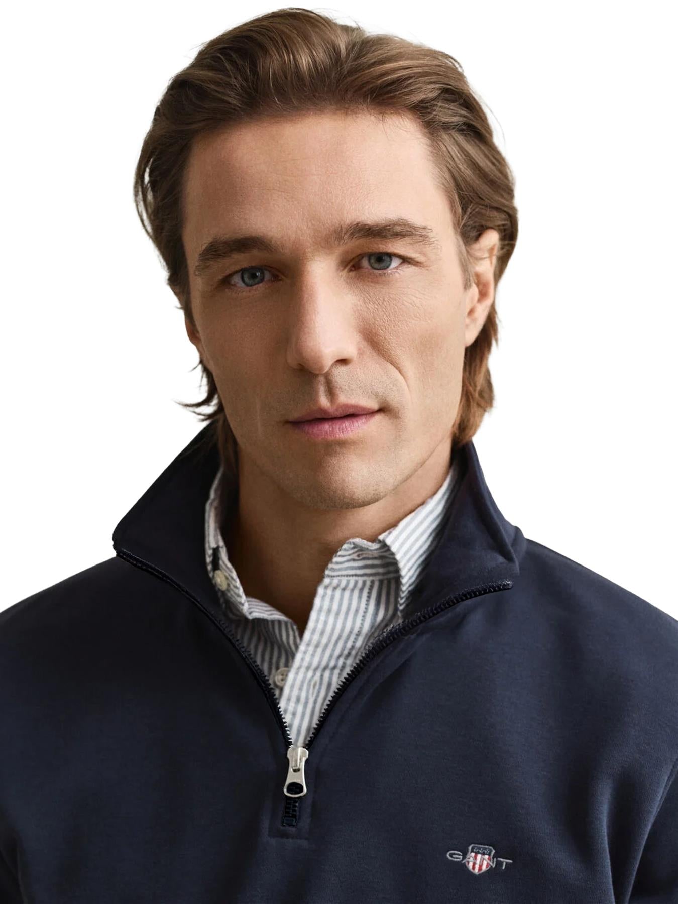 Gant | Mens Archive Shield Half Zip Sweatshirt