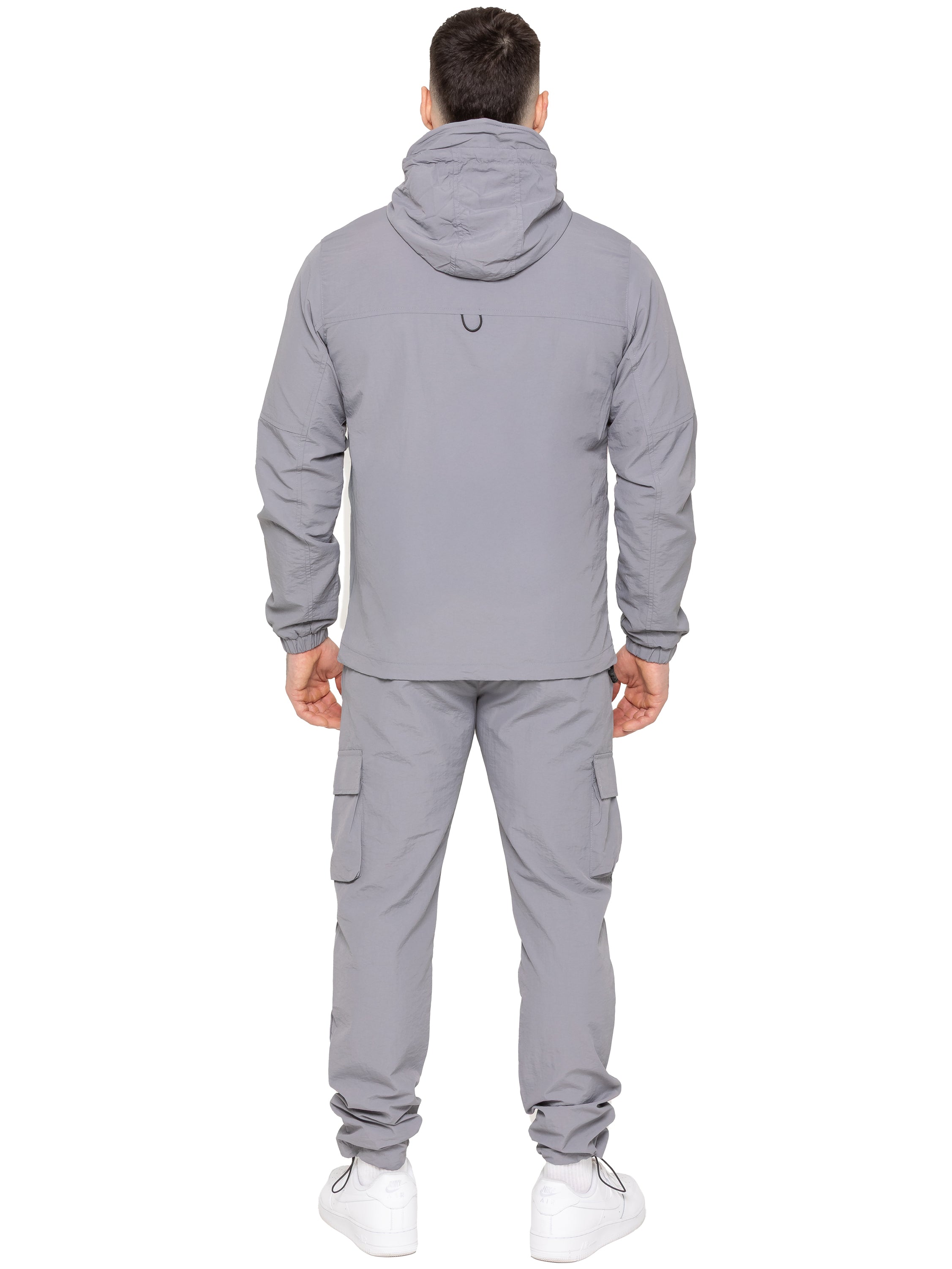 Enzo Milano | Mens Poly Cargo Tracksuit Set