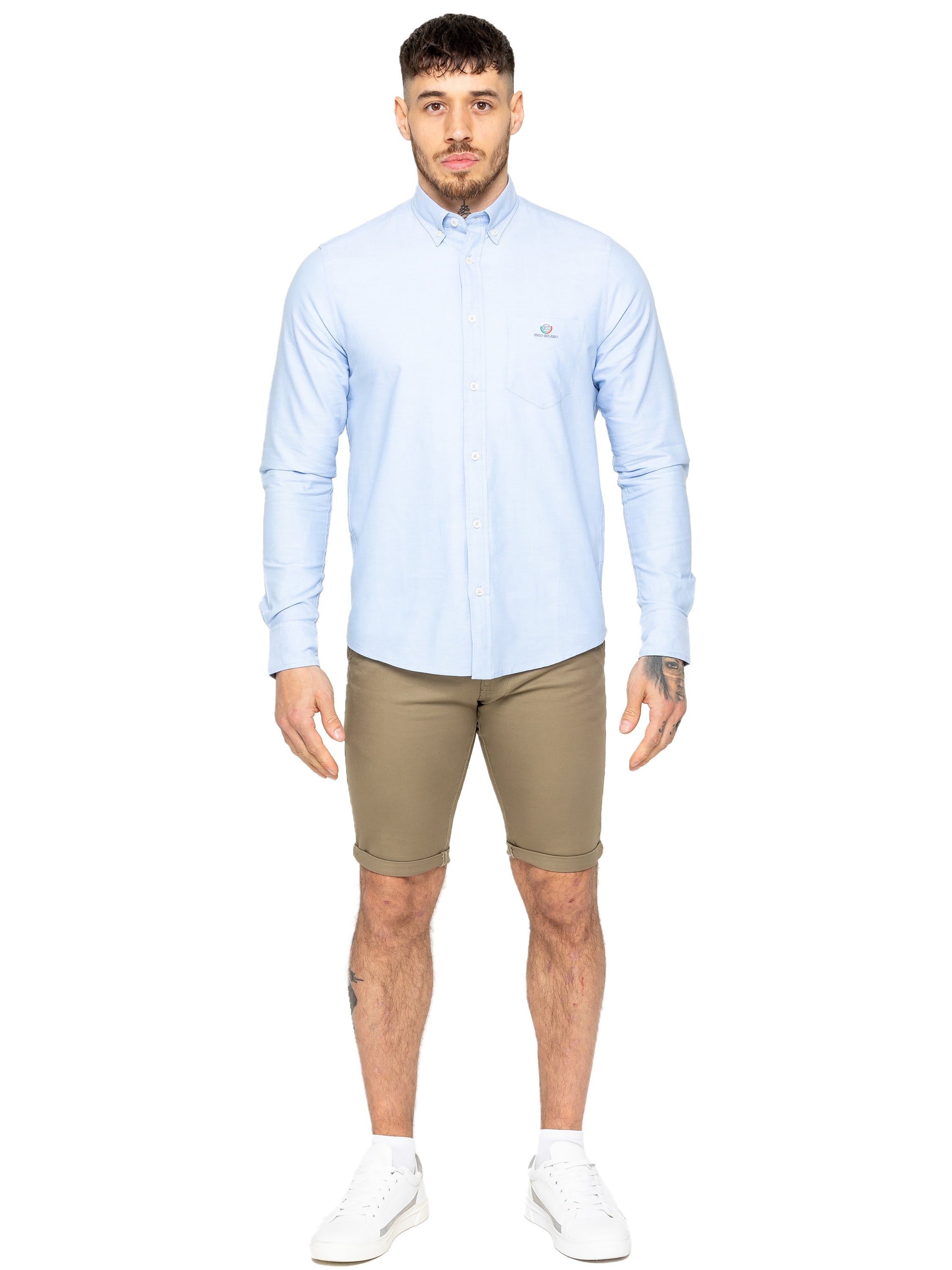Enzo | Mens Regular Fit Oxford Shirt