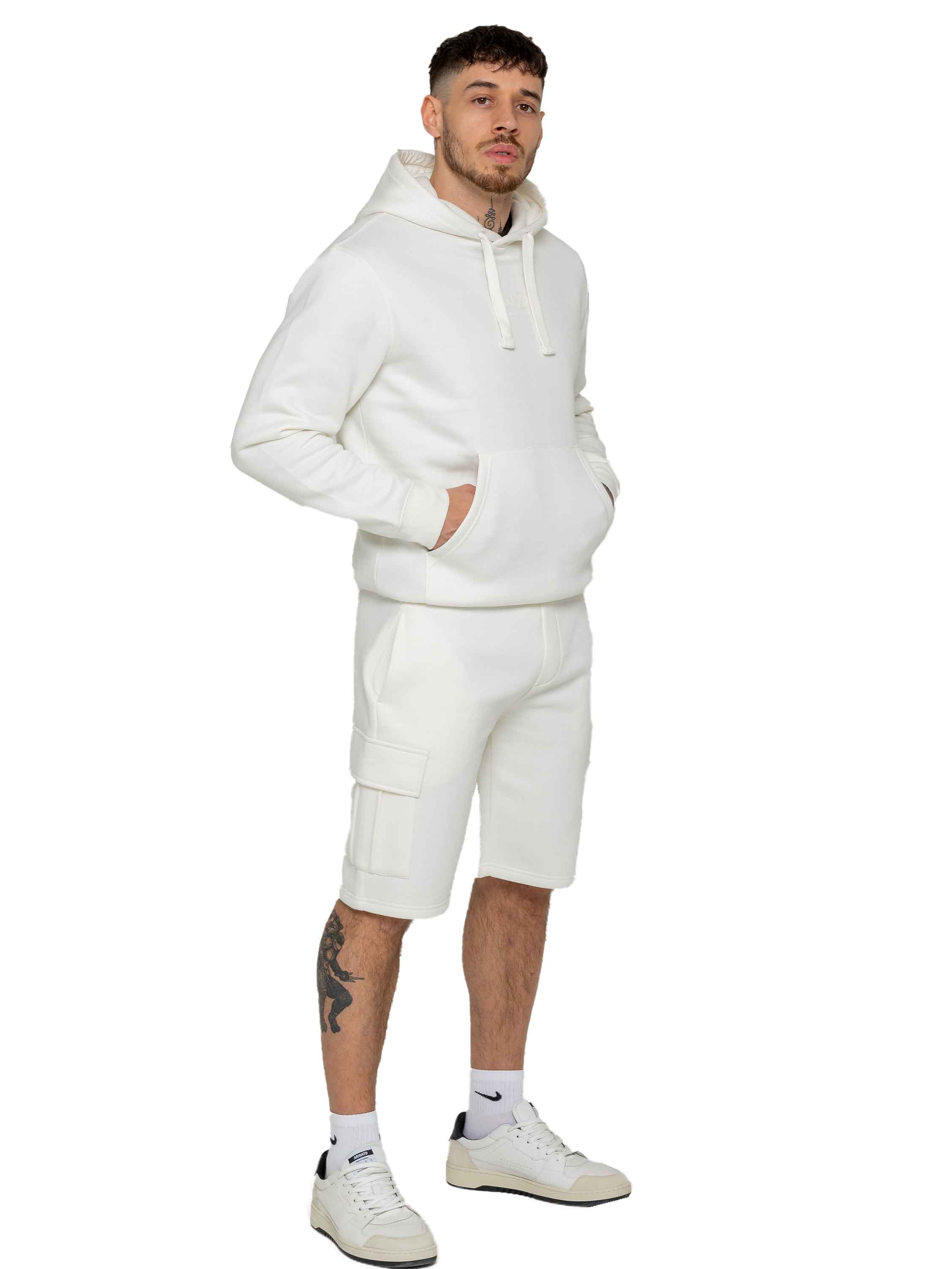 Enzo | Mens Cargo Fleece Shorts