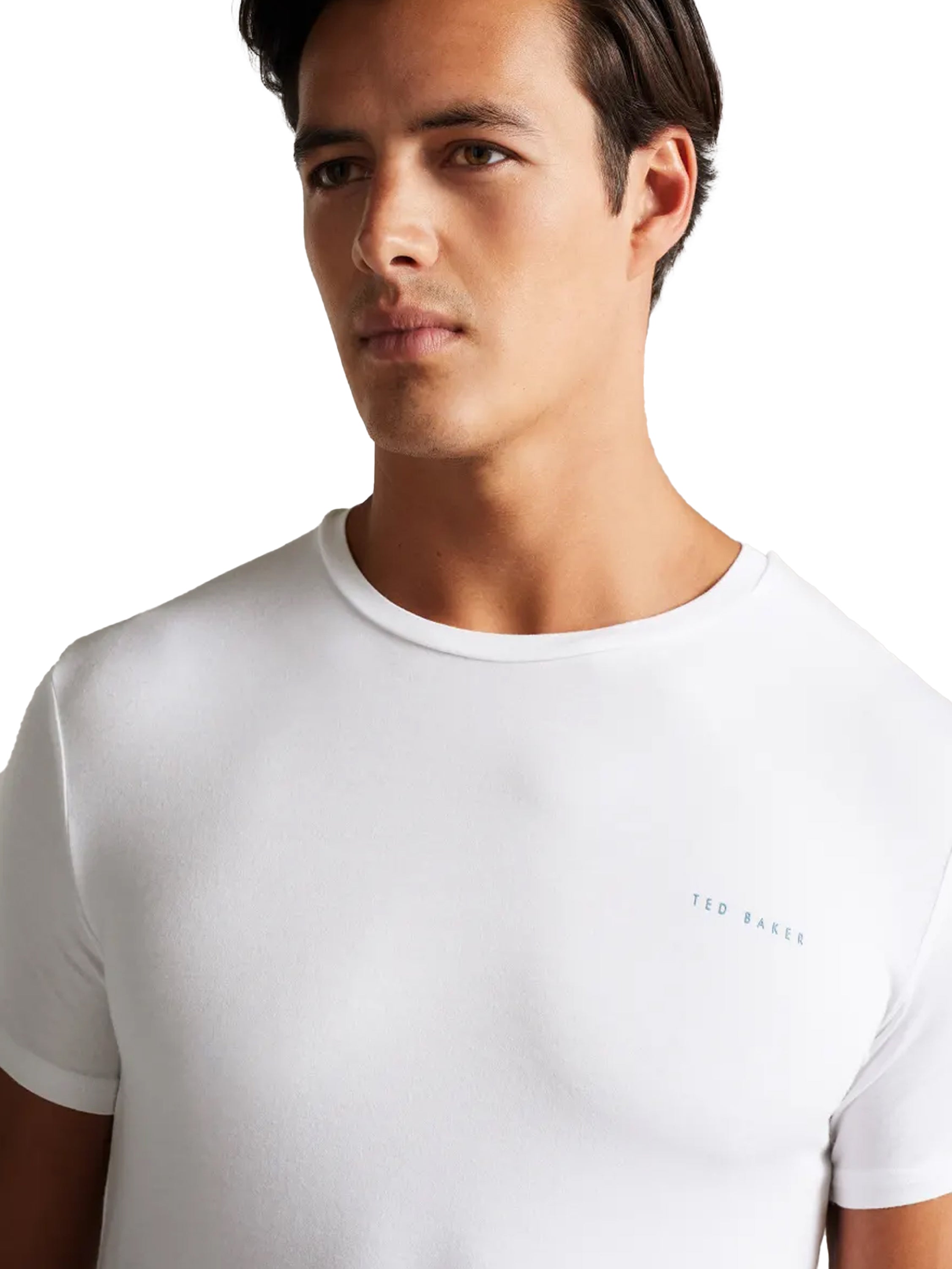 Ted Baker | Mens Solid Modal T-Shirt - Peacock