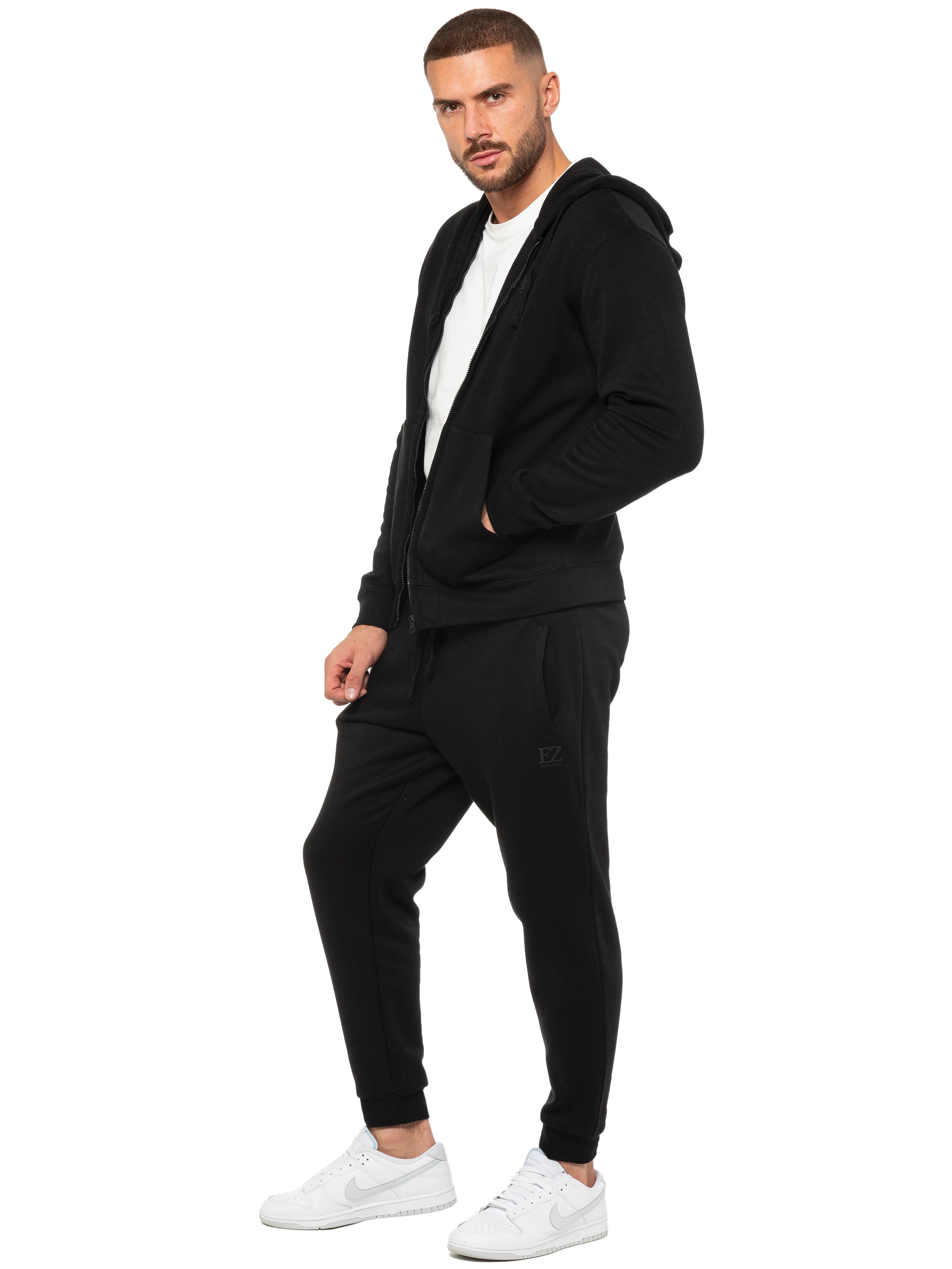 Enzo | Mens Zip Hoodie Tracksuit Set