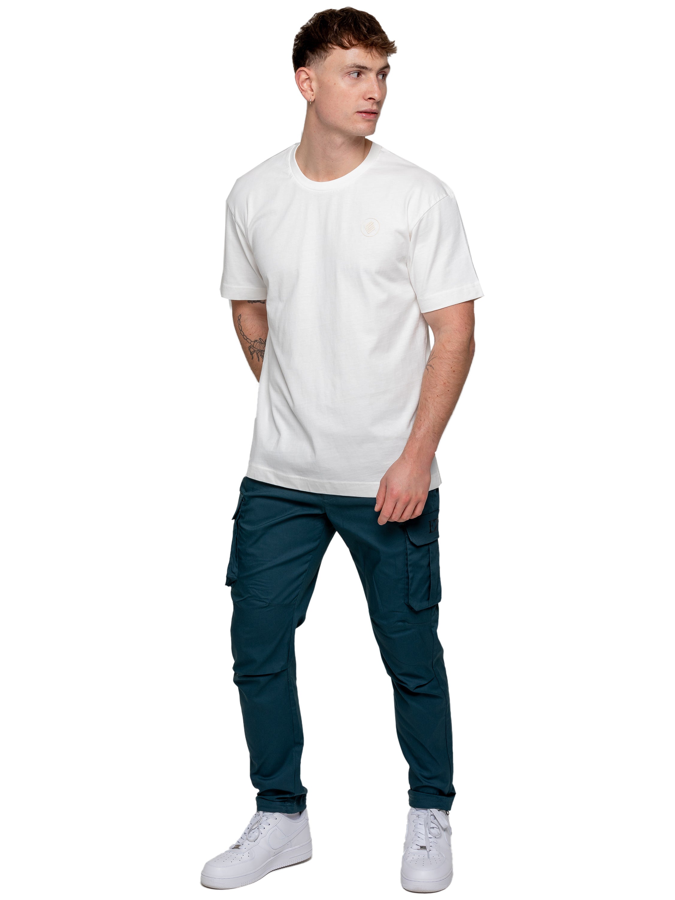 Enzo | Mens Tapered Cargo Pants