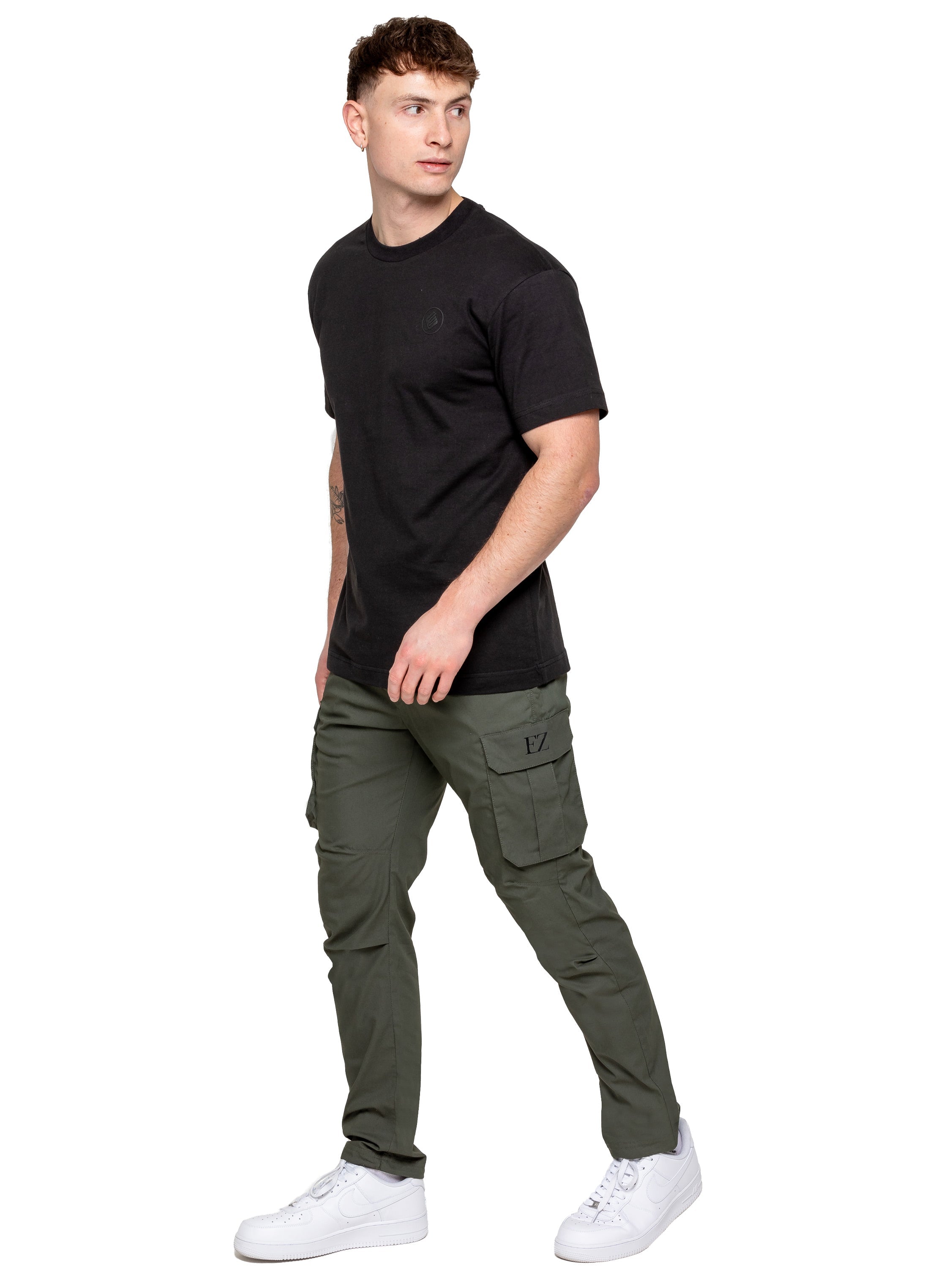 Enzo | Mens Tapered Cargo Pants