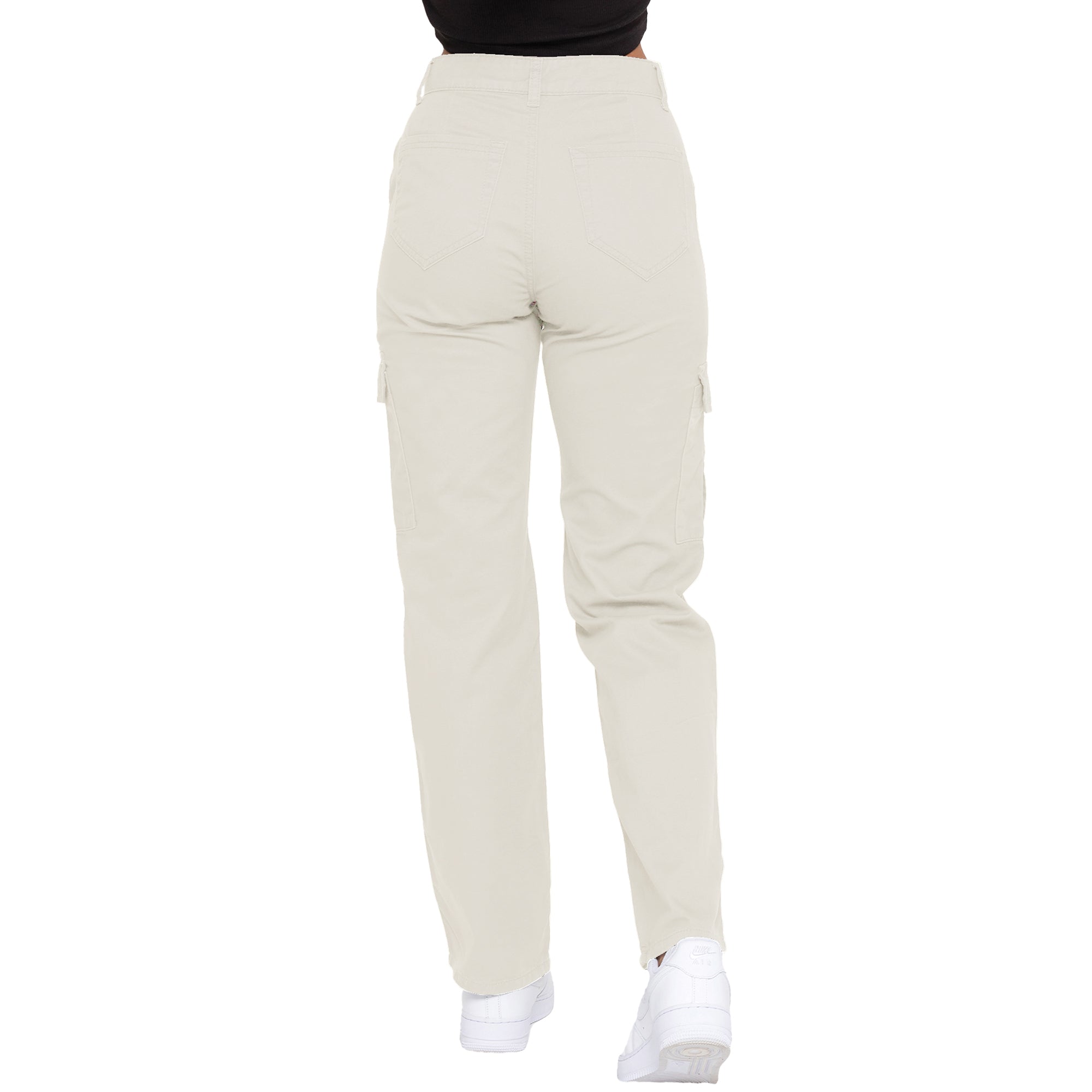 Enzo |  Womens Cargo Denim Jeans