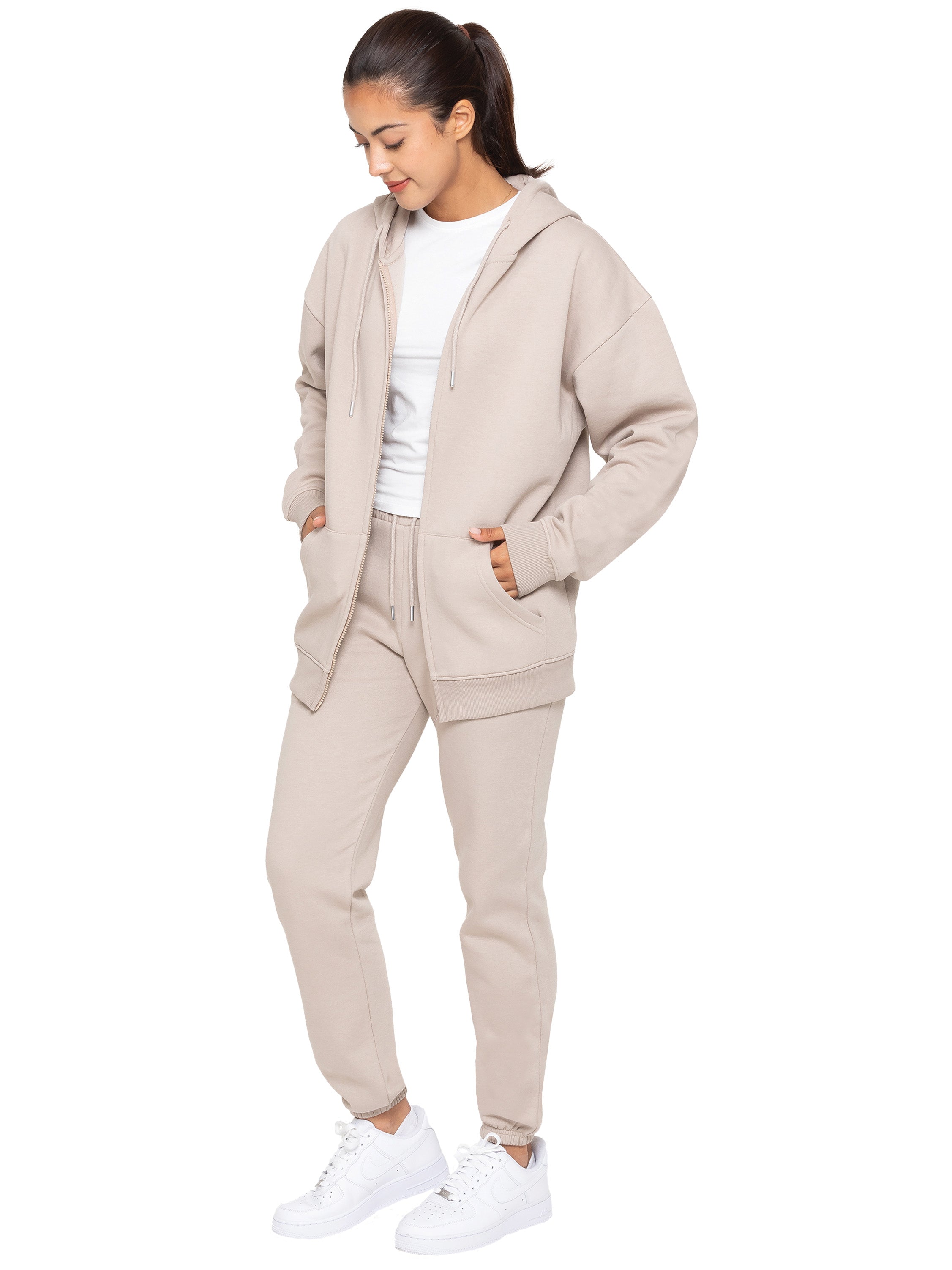 Enzo | Womens Oversized Zipped Hoodie
