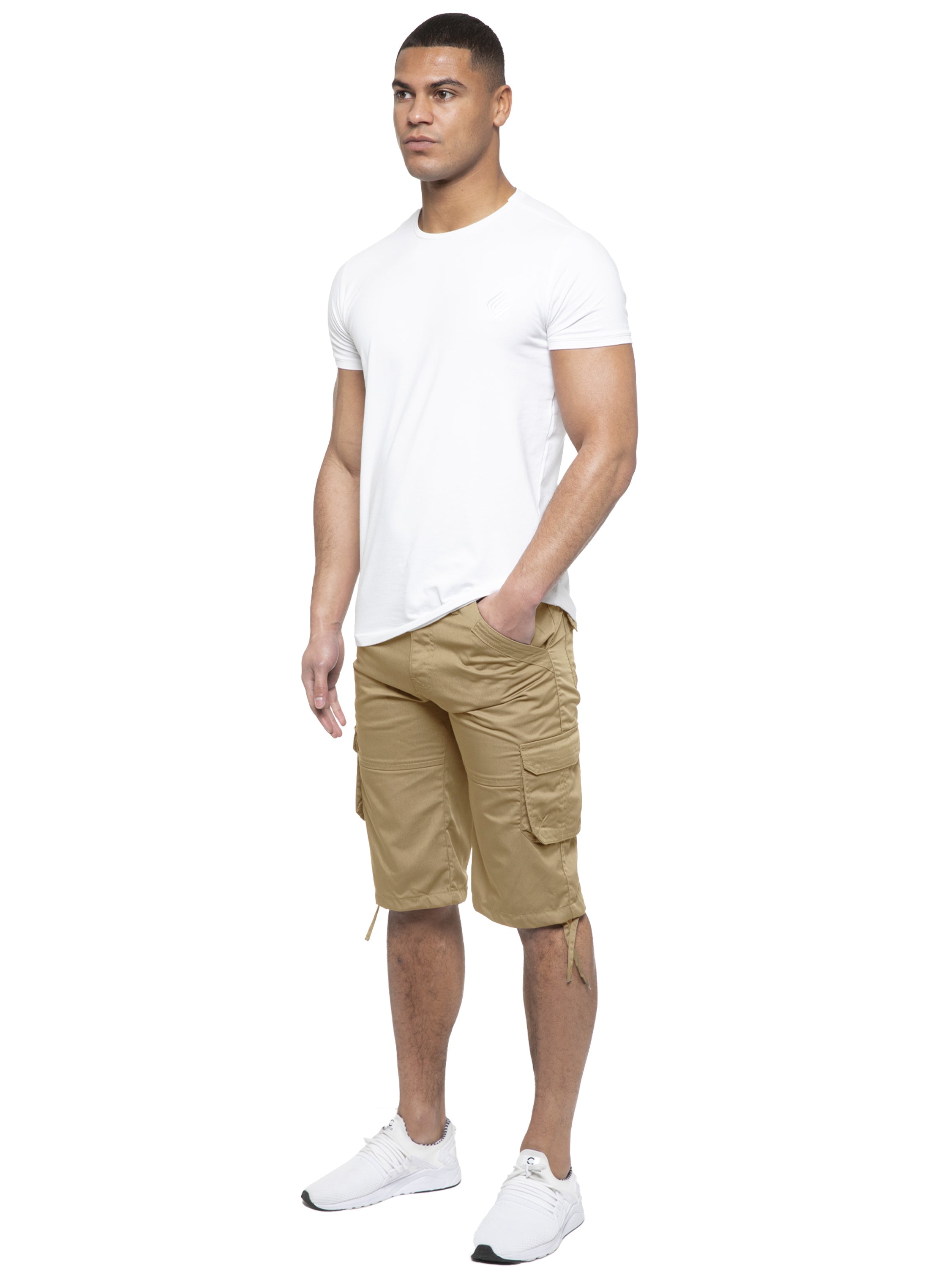 Enzo | Mens Cargo Combat Shorts