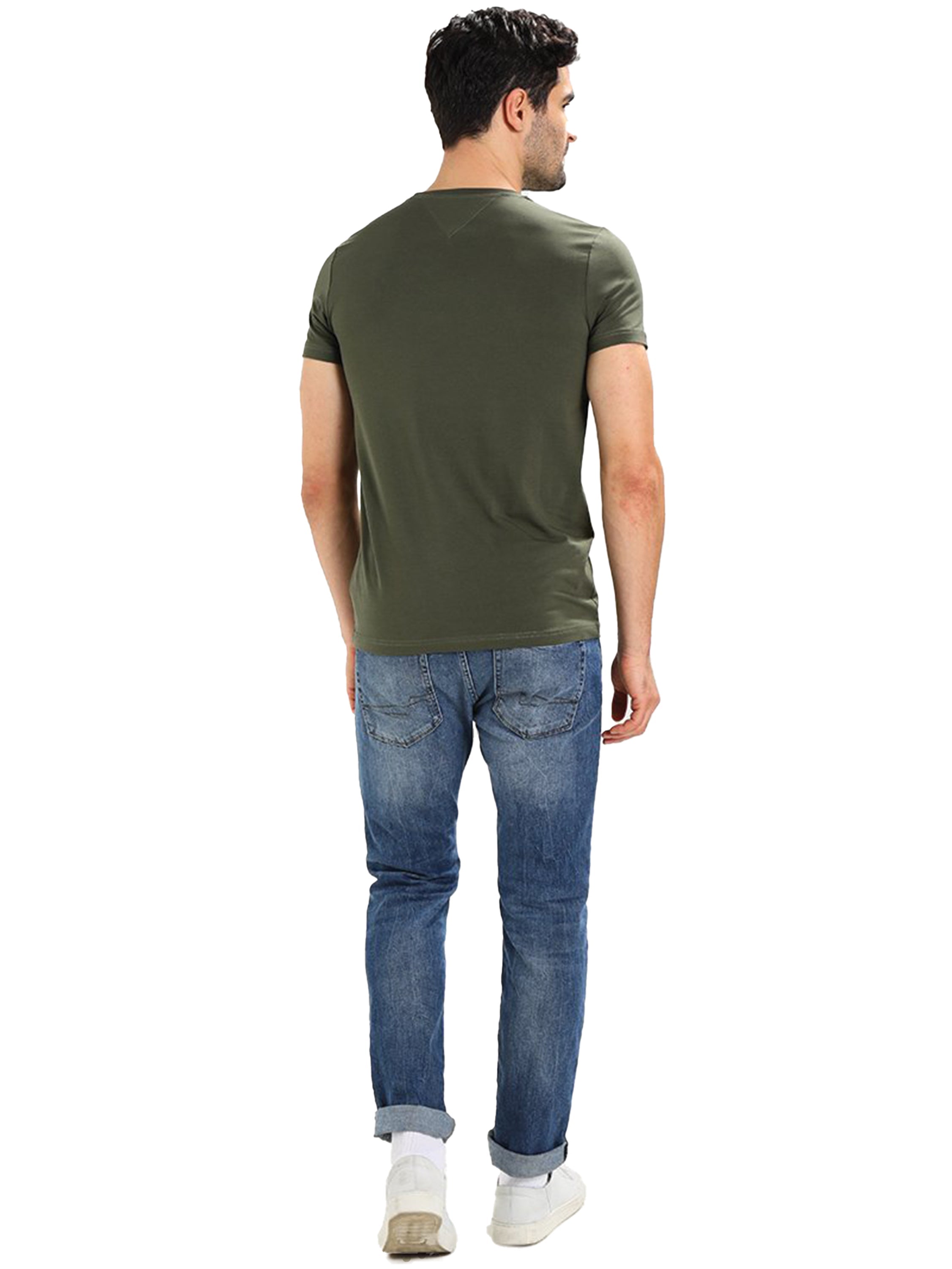 Tommy Hilfiger Mens T Shirt Core Slim Fit Crew Neck T-Shirt