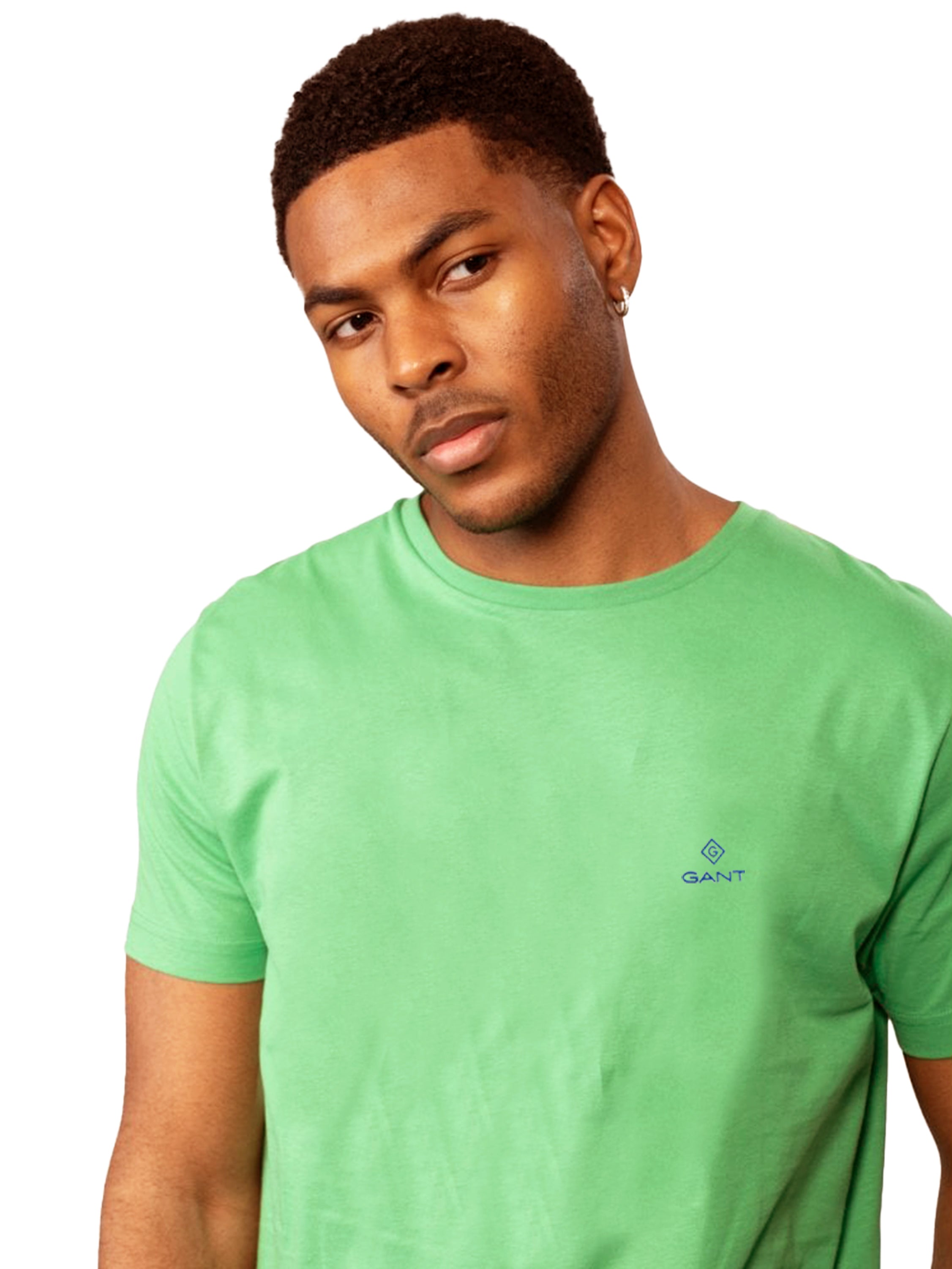 Gant Contrast Logo | Mens Crew Neck T-Shirt