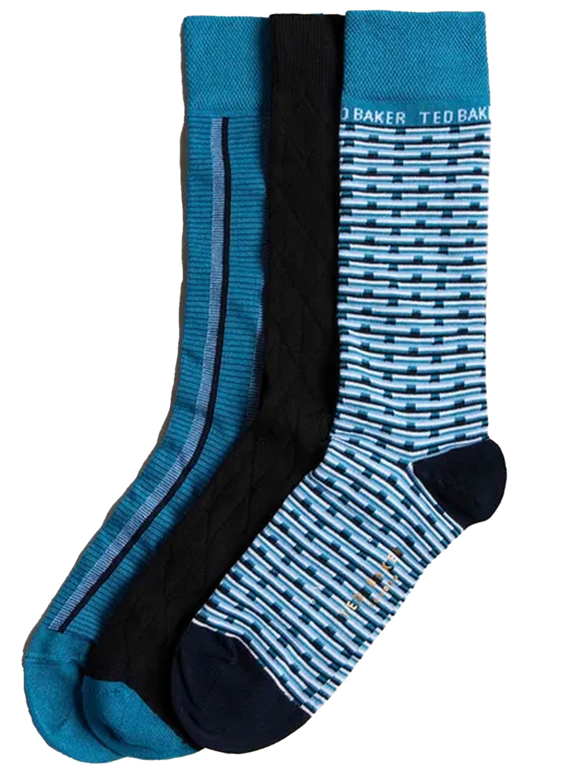 Ted Baker | Mens Crew Socks 3 Pack Gift Set
