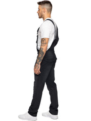 Mens Fashionable Denim Overall Dungarees  | Enzo Designer Menswear