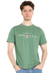 Gant USA | Mens Crew Neck T-Shirts