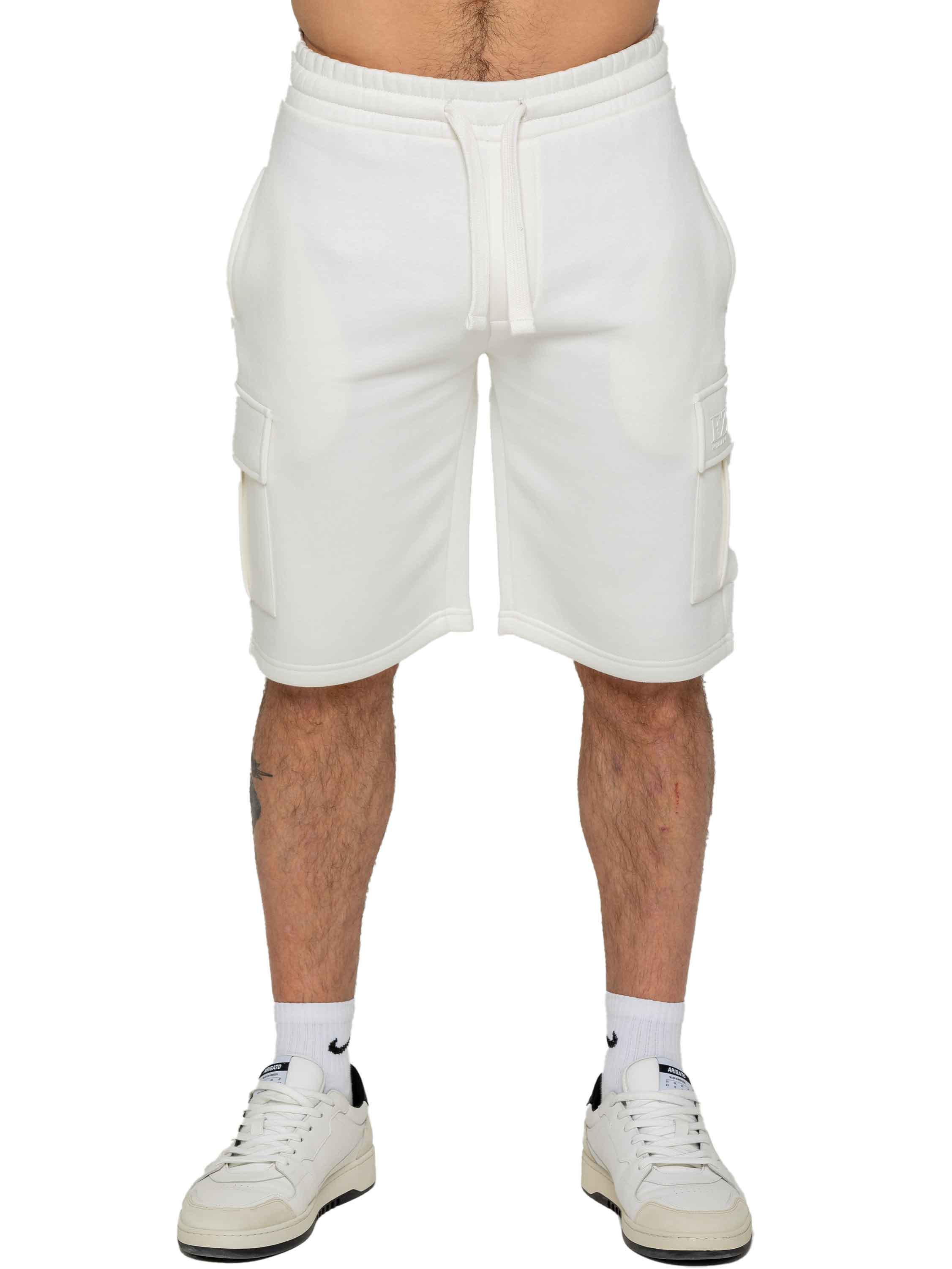 Enzo | Mens Cargo Fleece Shorts