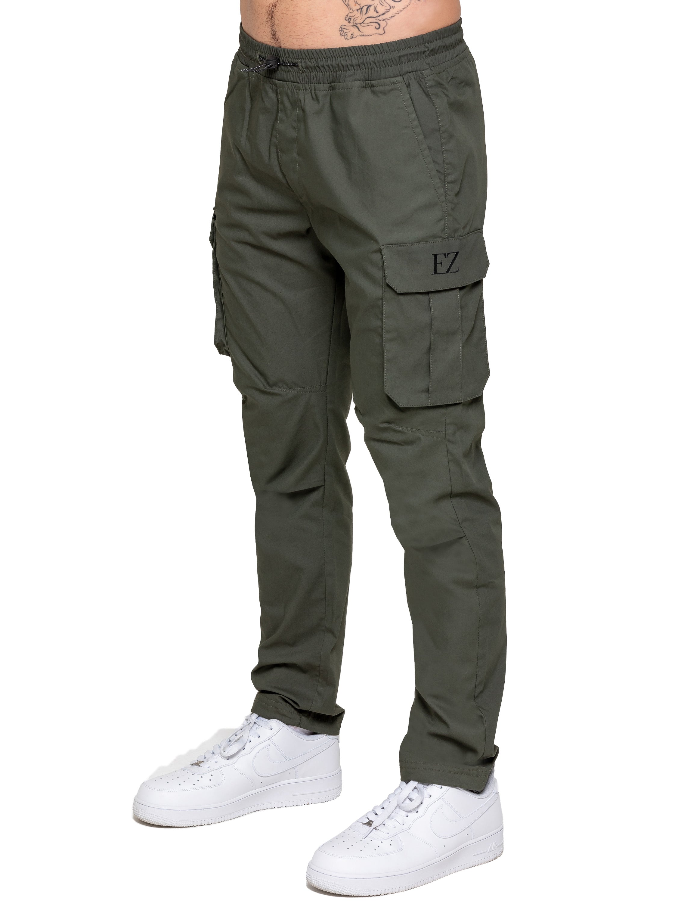 Enzo | Mens Tapered Cargo Pants