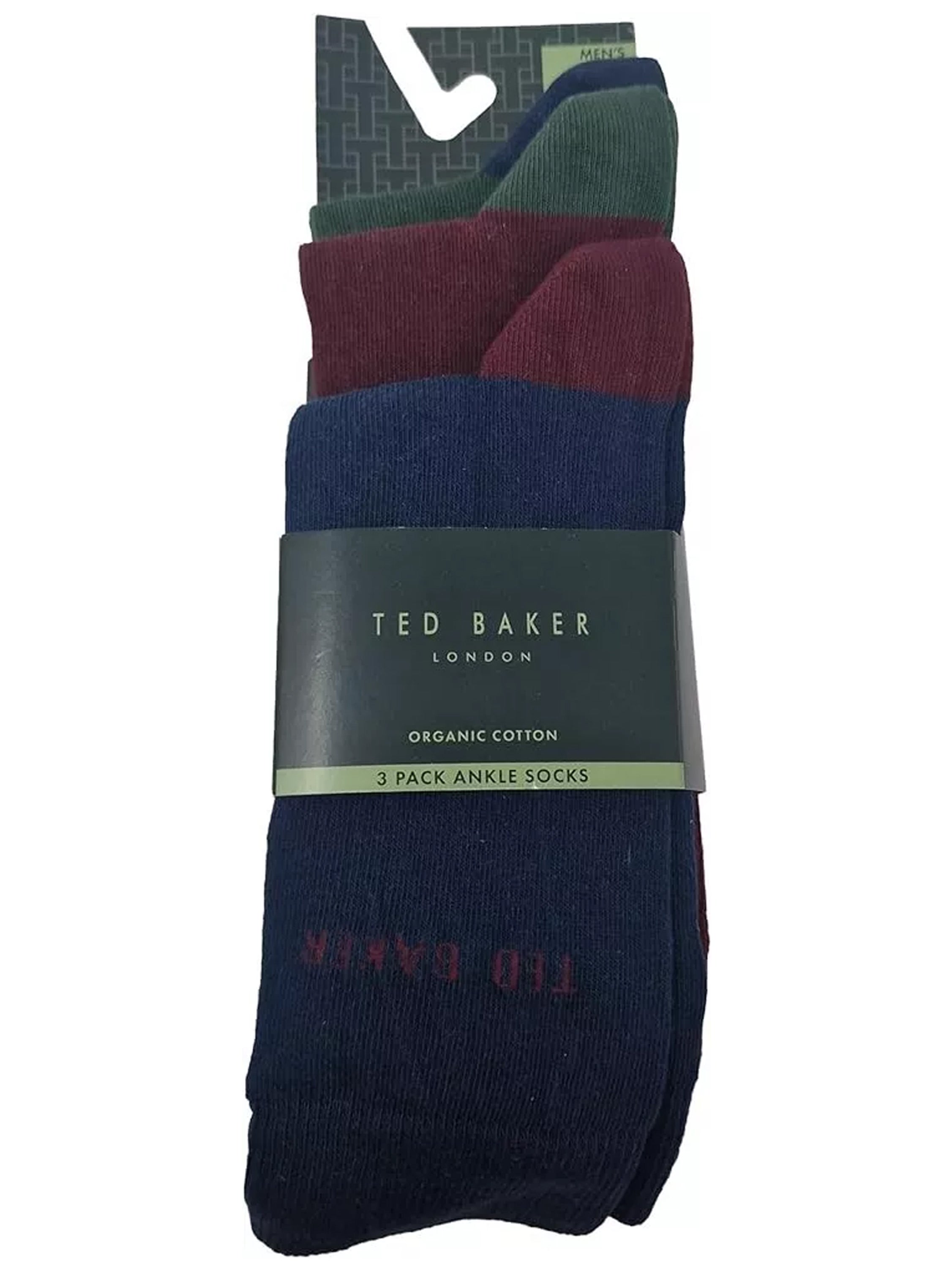 Ted Baker | Mens Three Pack Socks - Assorted