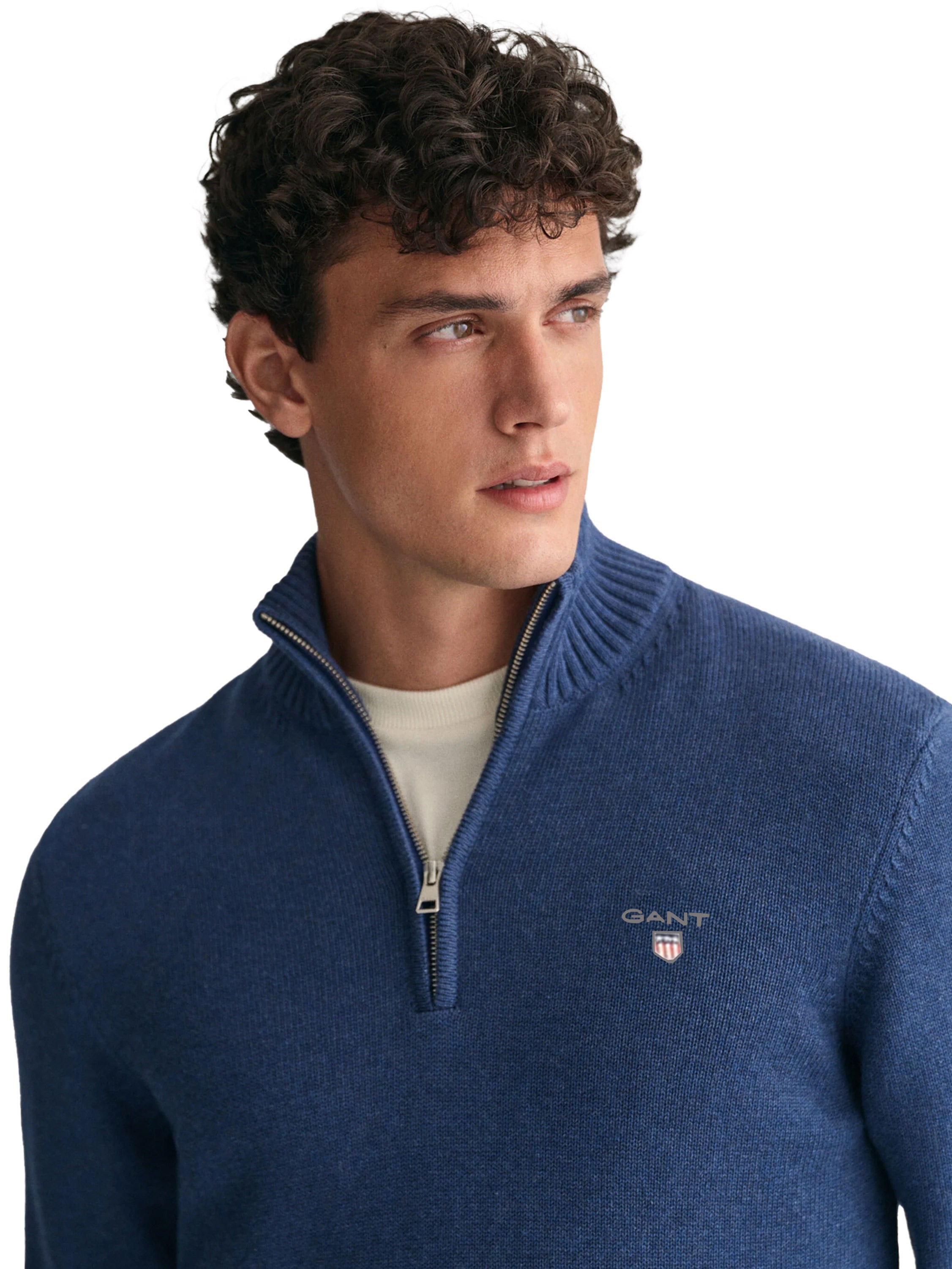 Gant | Mens Half Zip Sweatshirt