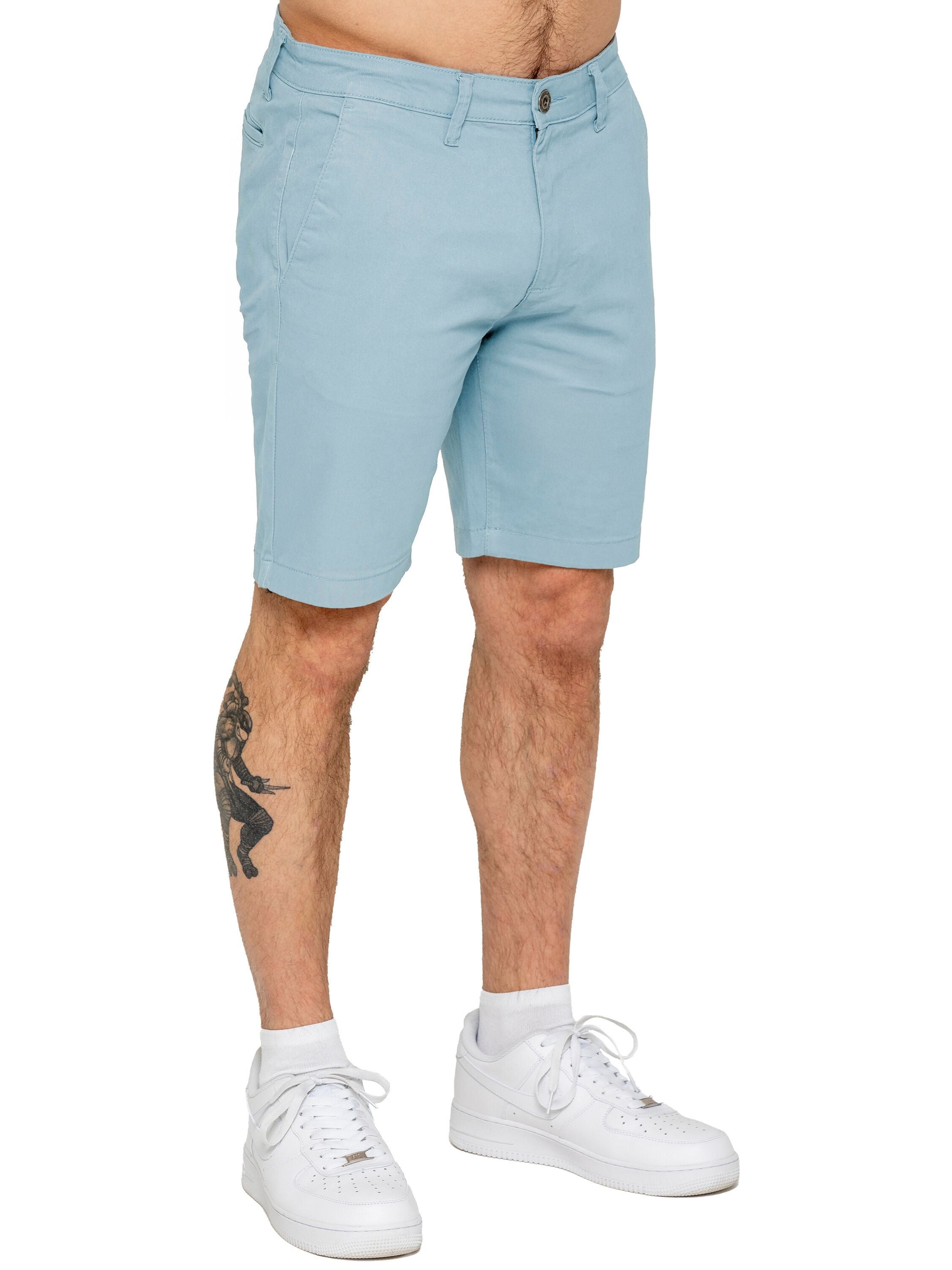 Enzo | Mens Stretch Chino Shorts