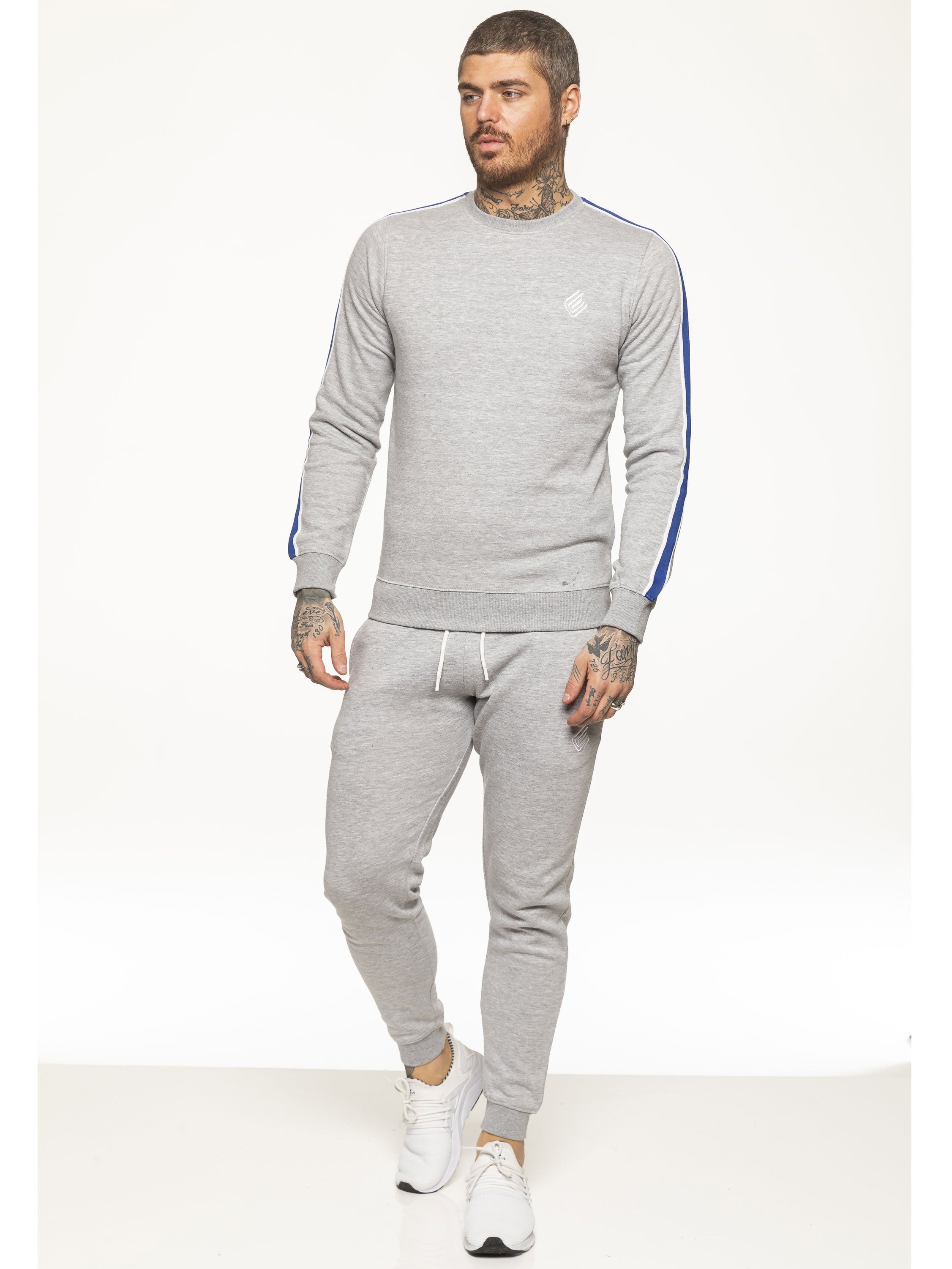 Mens Crew Neck Designer Sweatshirt | Enzo Designer Menswear