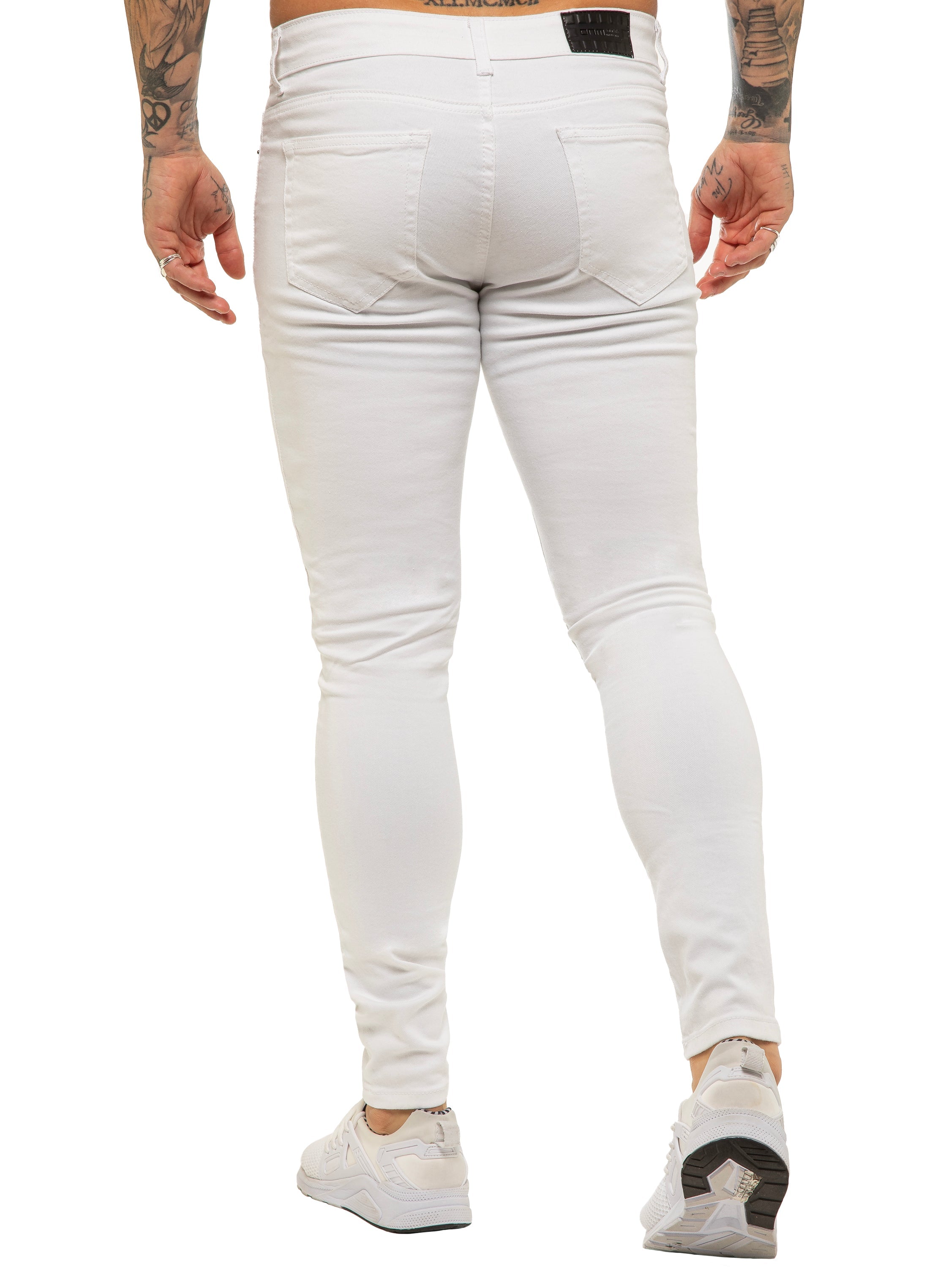 Enzo | Mens Designer Stretch Skinny Fit Jeans