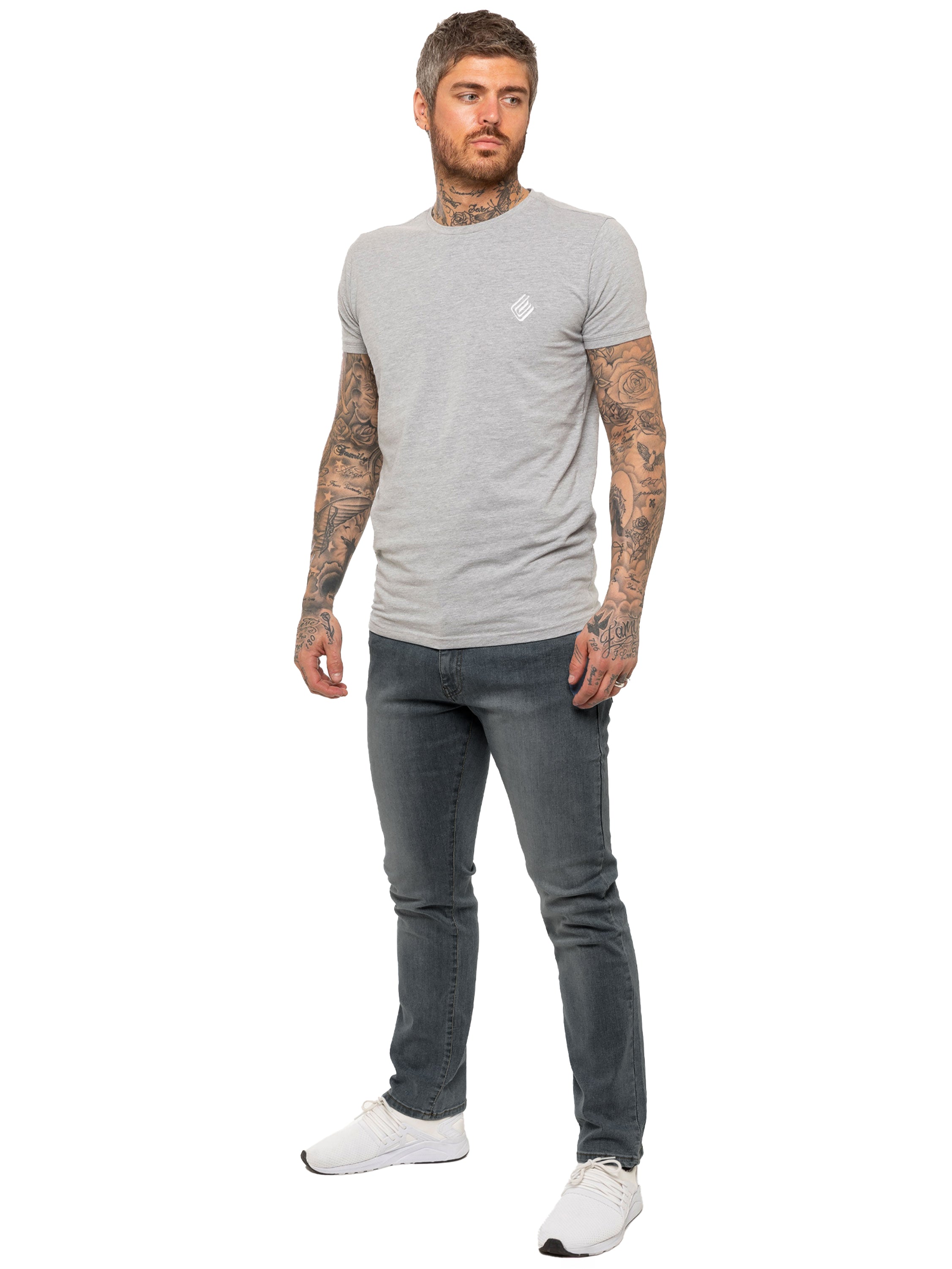 Kruze | Mens Straight Leg Stretch Jeans