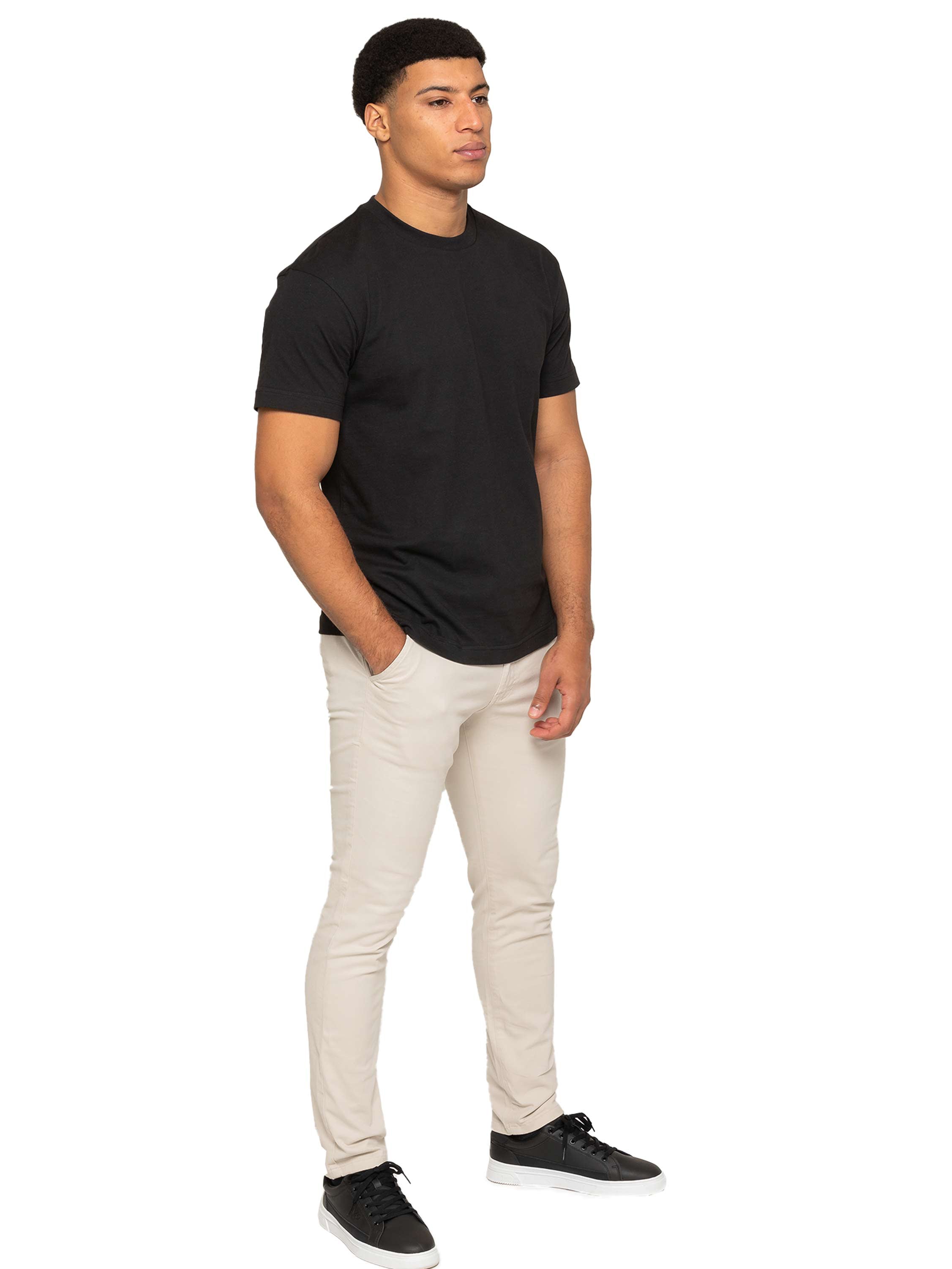 Enzo | Mens Slim Fit Stretch Chino Trousers