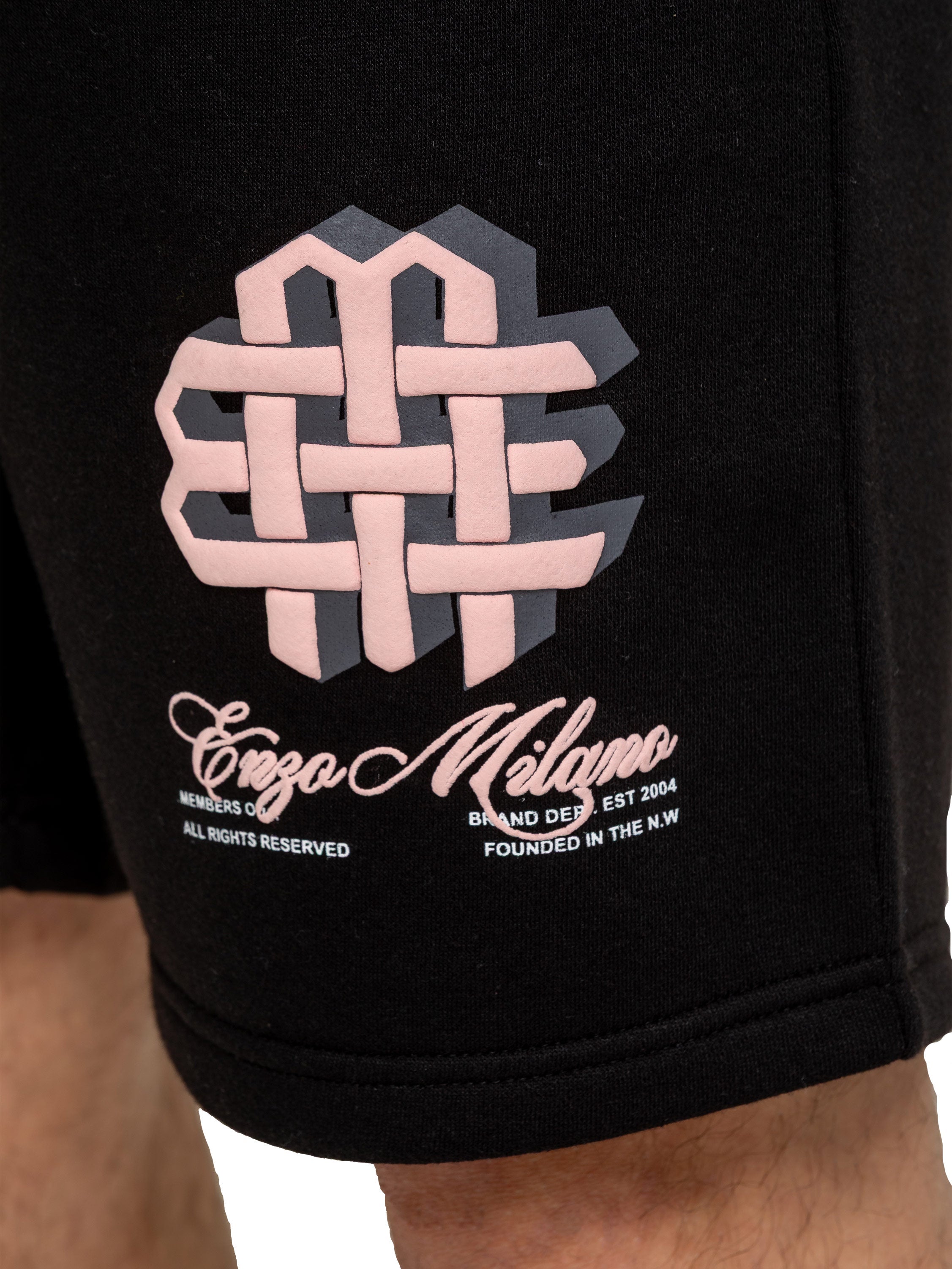 Enzo Milano | Mens Printed T-Shirt & Shorts Set
