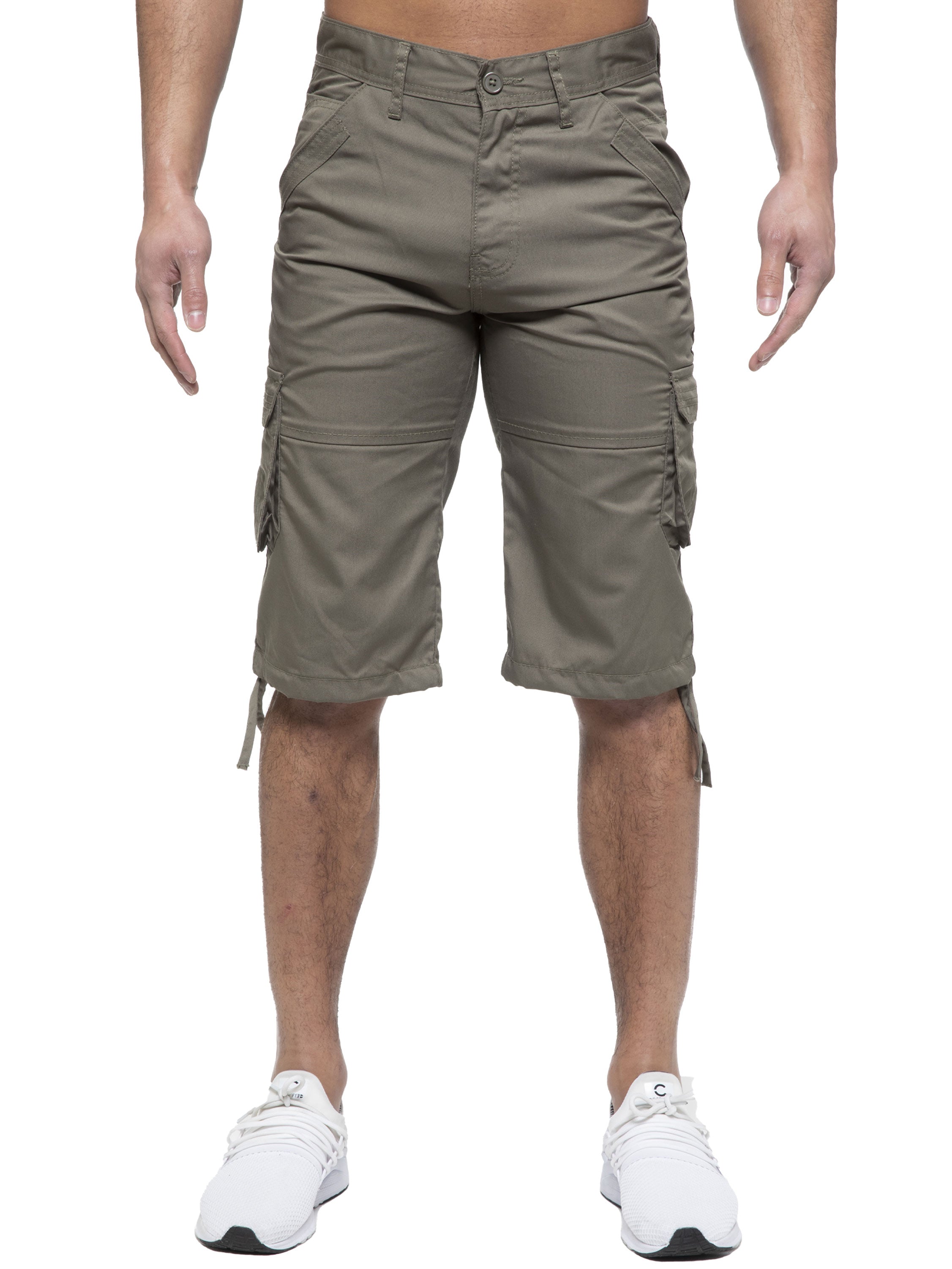 Enzo | Mens Cargo Combat Shorts