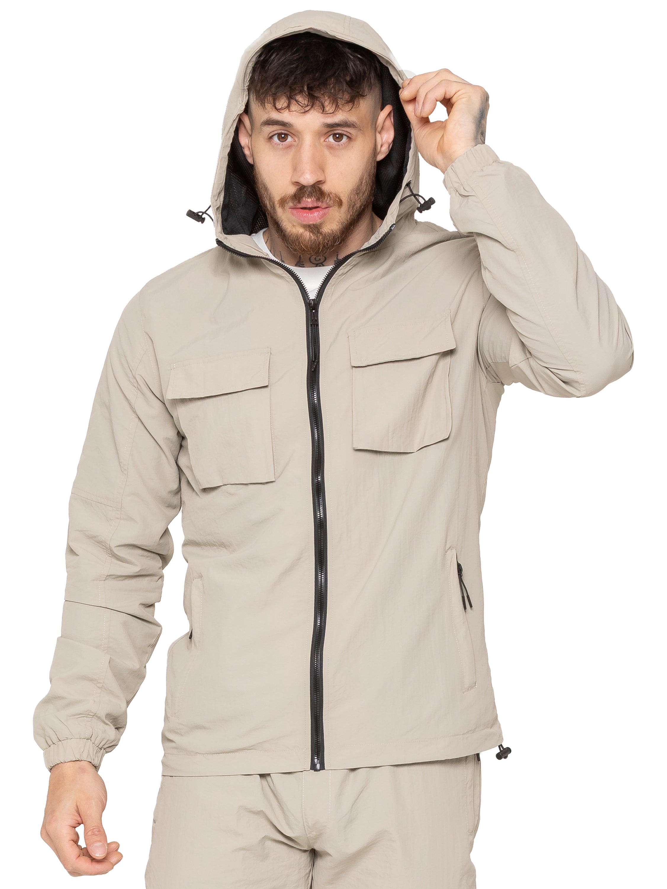 Enzo Milano | Mens Lightweight Cargo Jacket