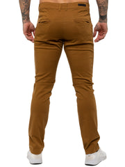 Enzo | Mens Slim Fit Stretch Chino Trousers