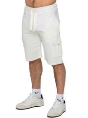 Enzo | Mens Cargo Fleece Shorts