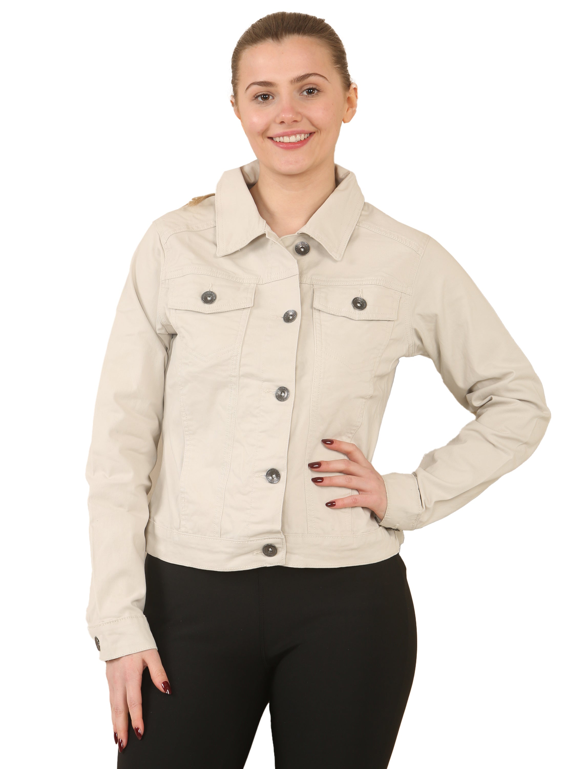 Enzo | Womens Classic Denim Jacket