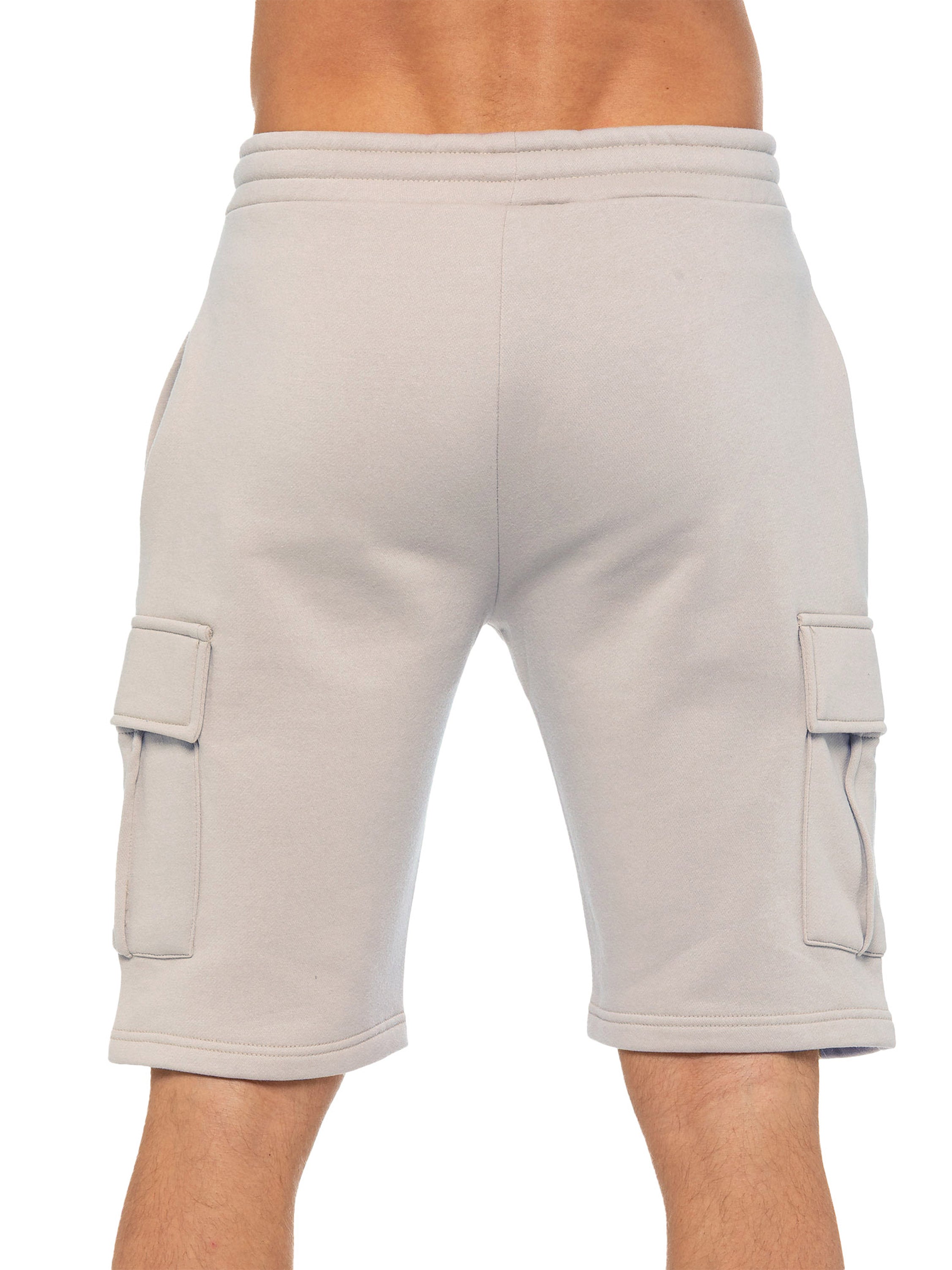 Enzo | Mens Cargo Fleece Shorts