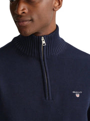 Gant | Mens Cotton Half Zip Sweatshirt