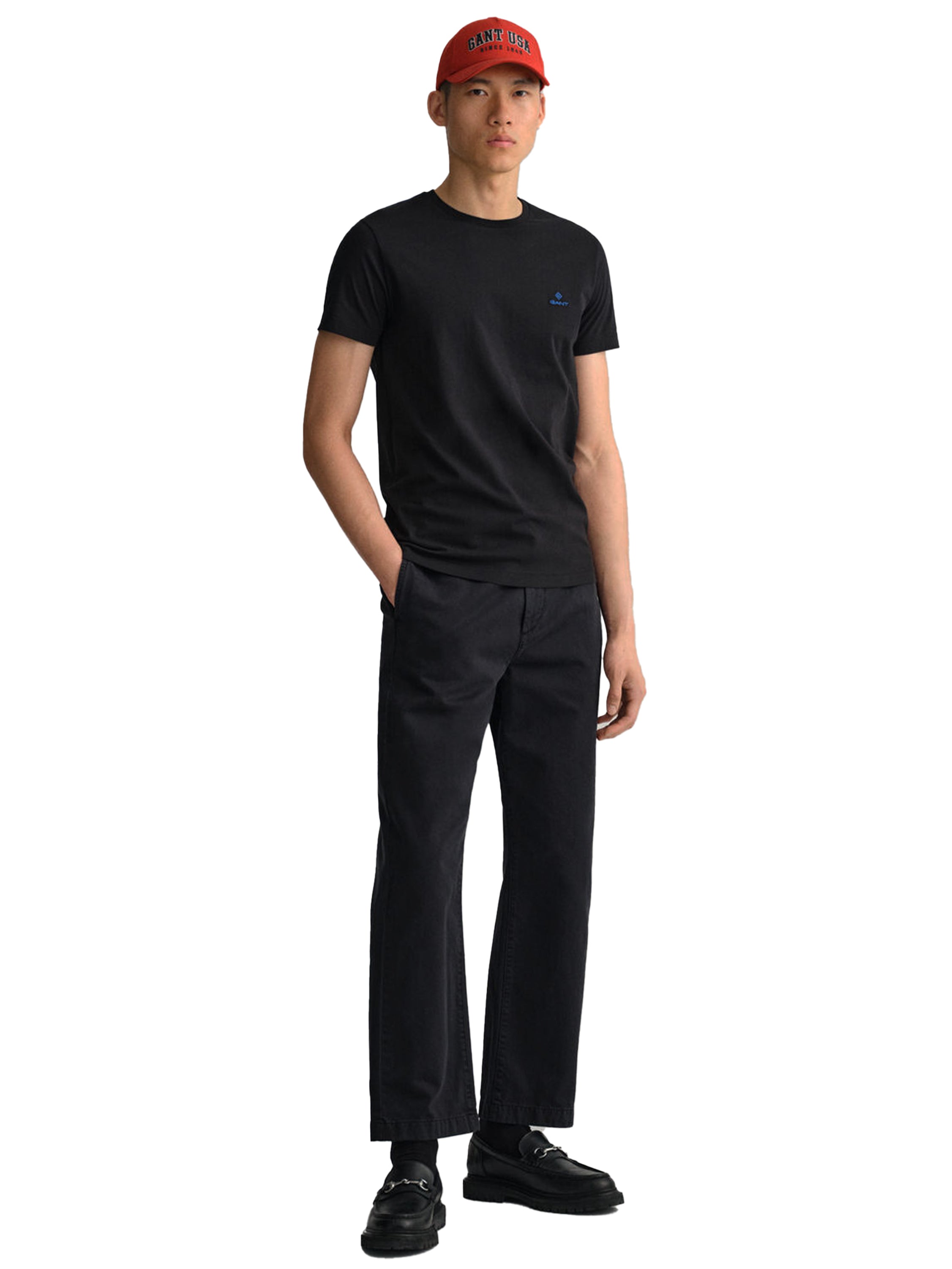 Gant Contrast Logo | Mens Crew Neck T-Shirt