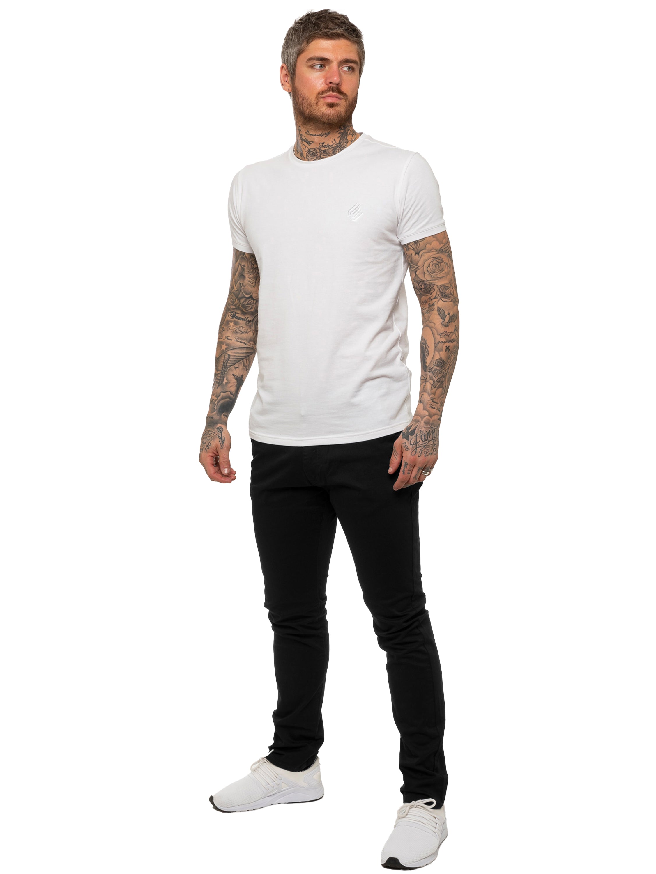 Enzo | Mens Slim Fit Stretch Chino Trousers