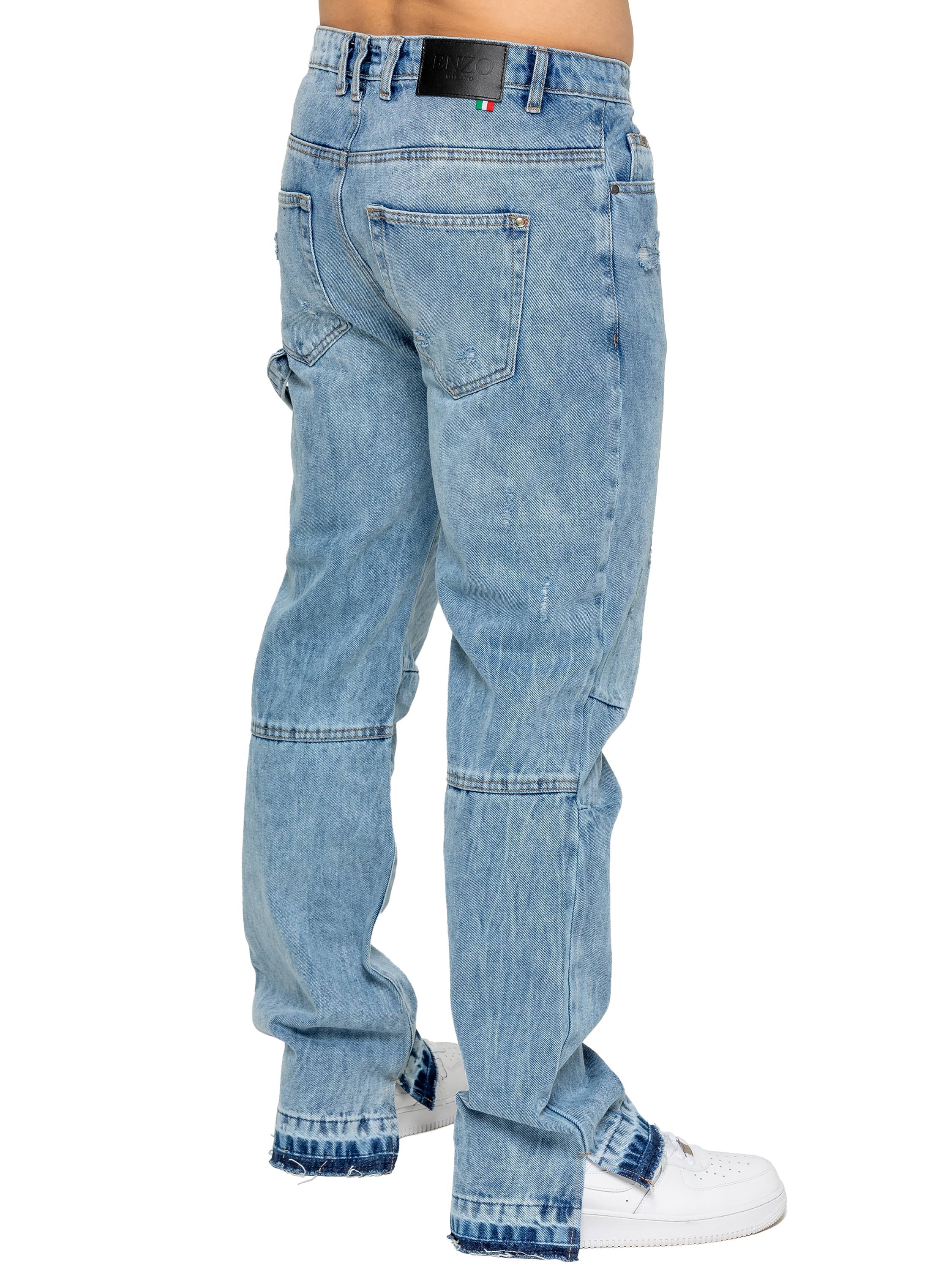 Enzo Milano | Men's Split Hem Jeans