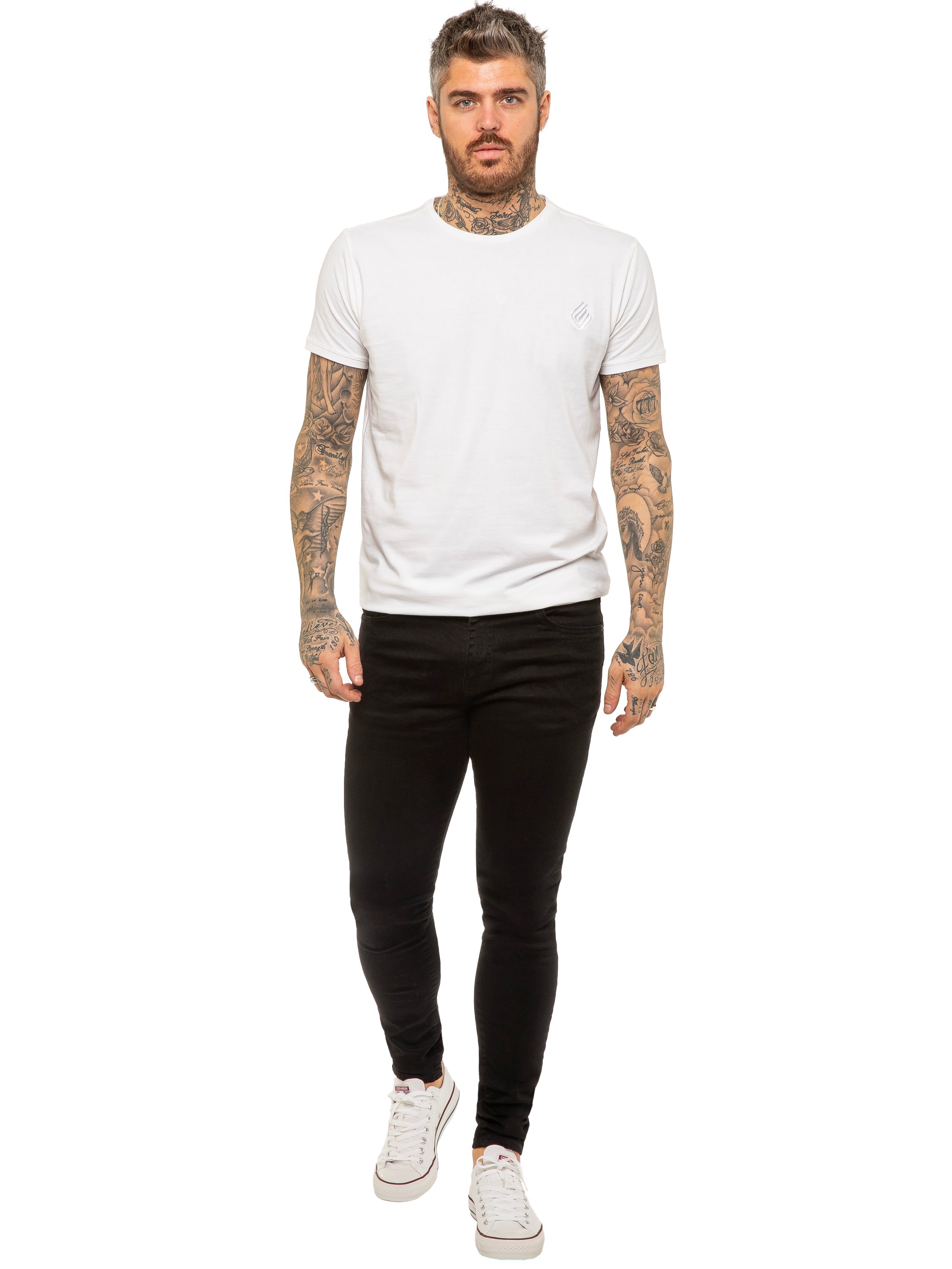 Enzo | Mens Designer Stretch Skinny Fit Jeans