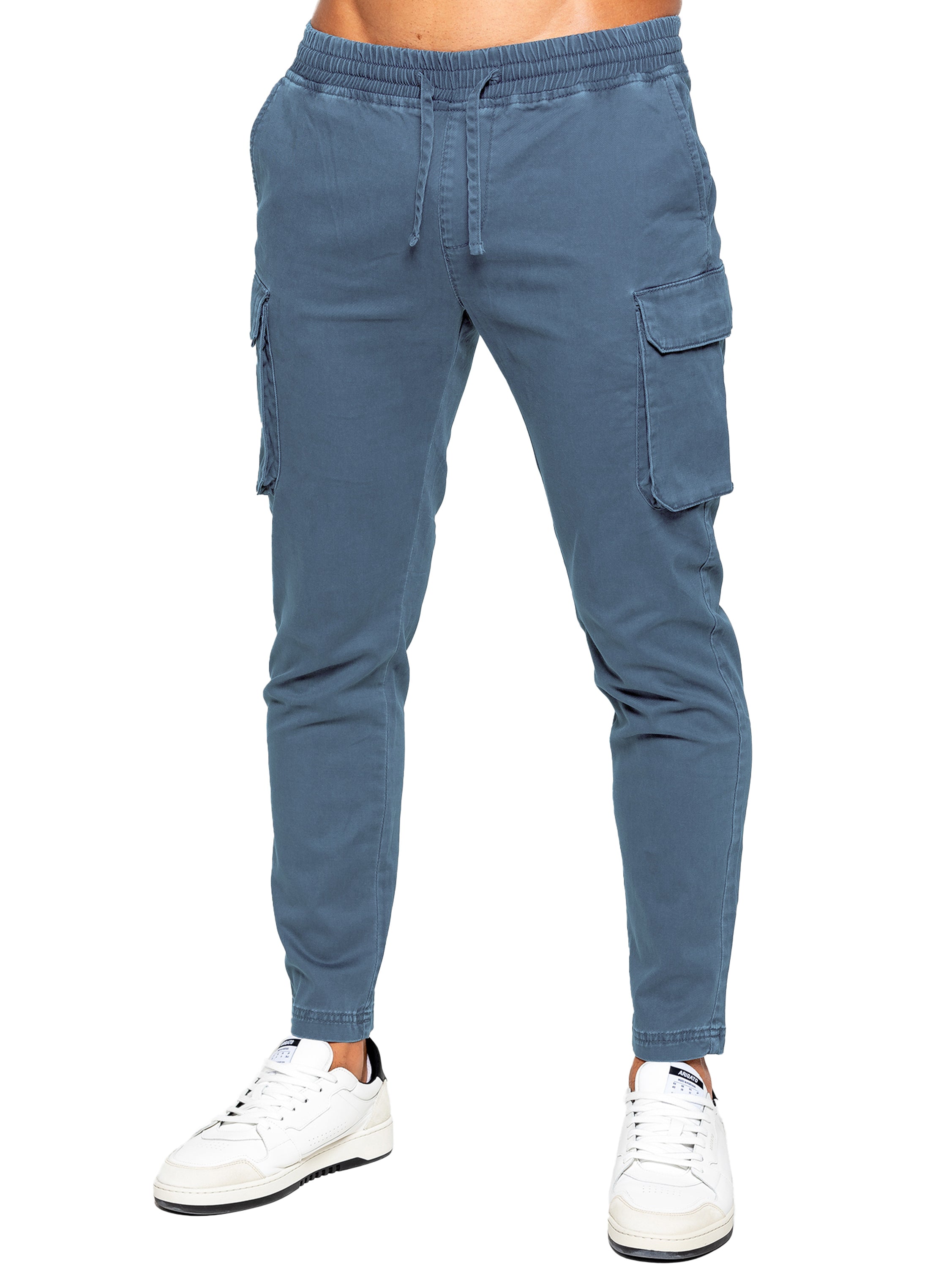 Enzo | Mens Cargo Trousers