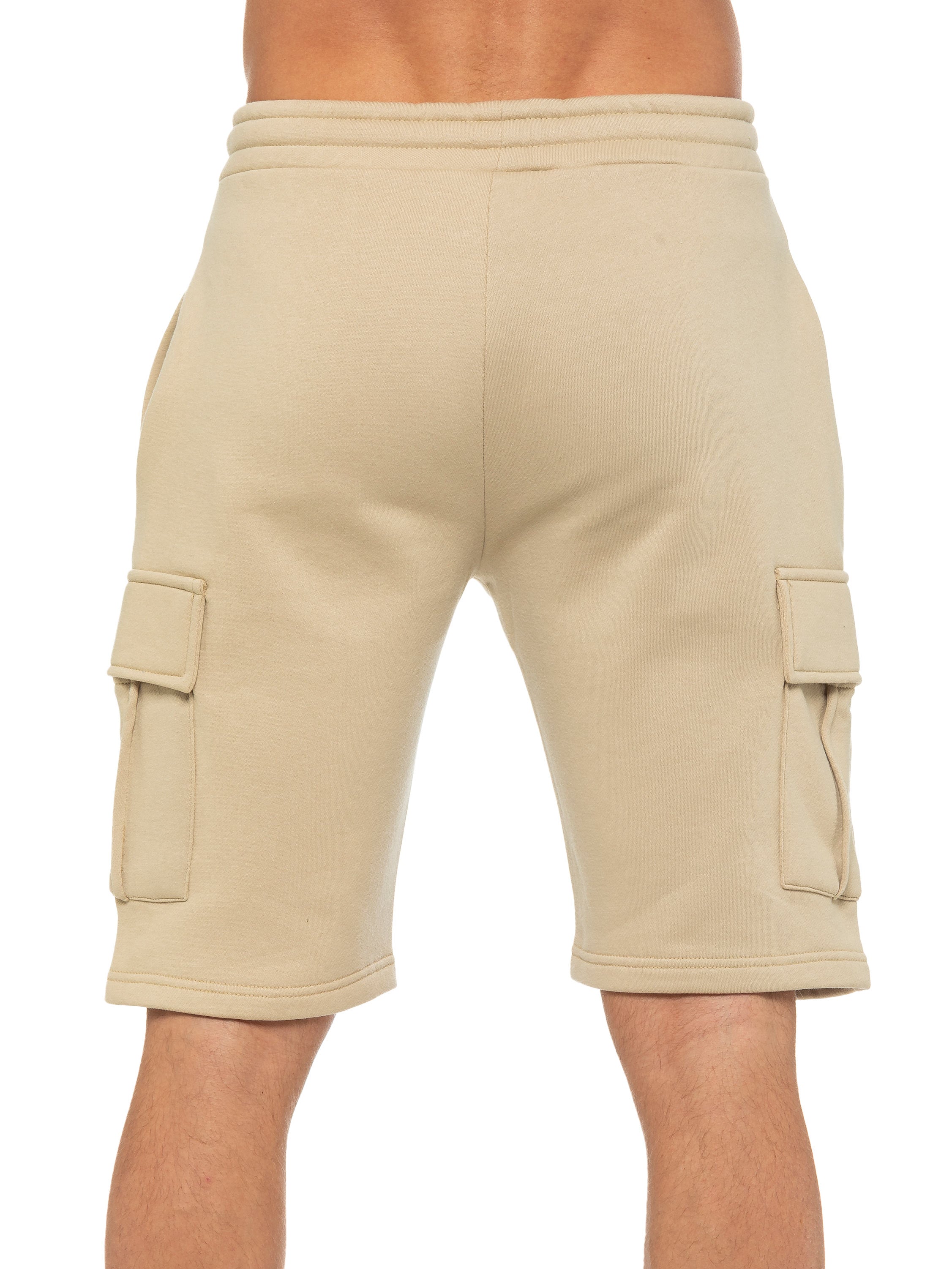 Enzo | Mens Cargo Fleece Shorts