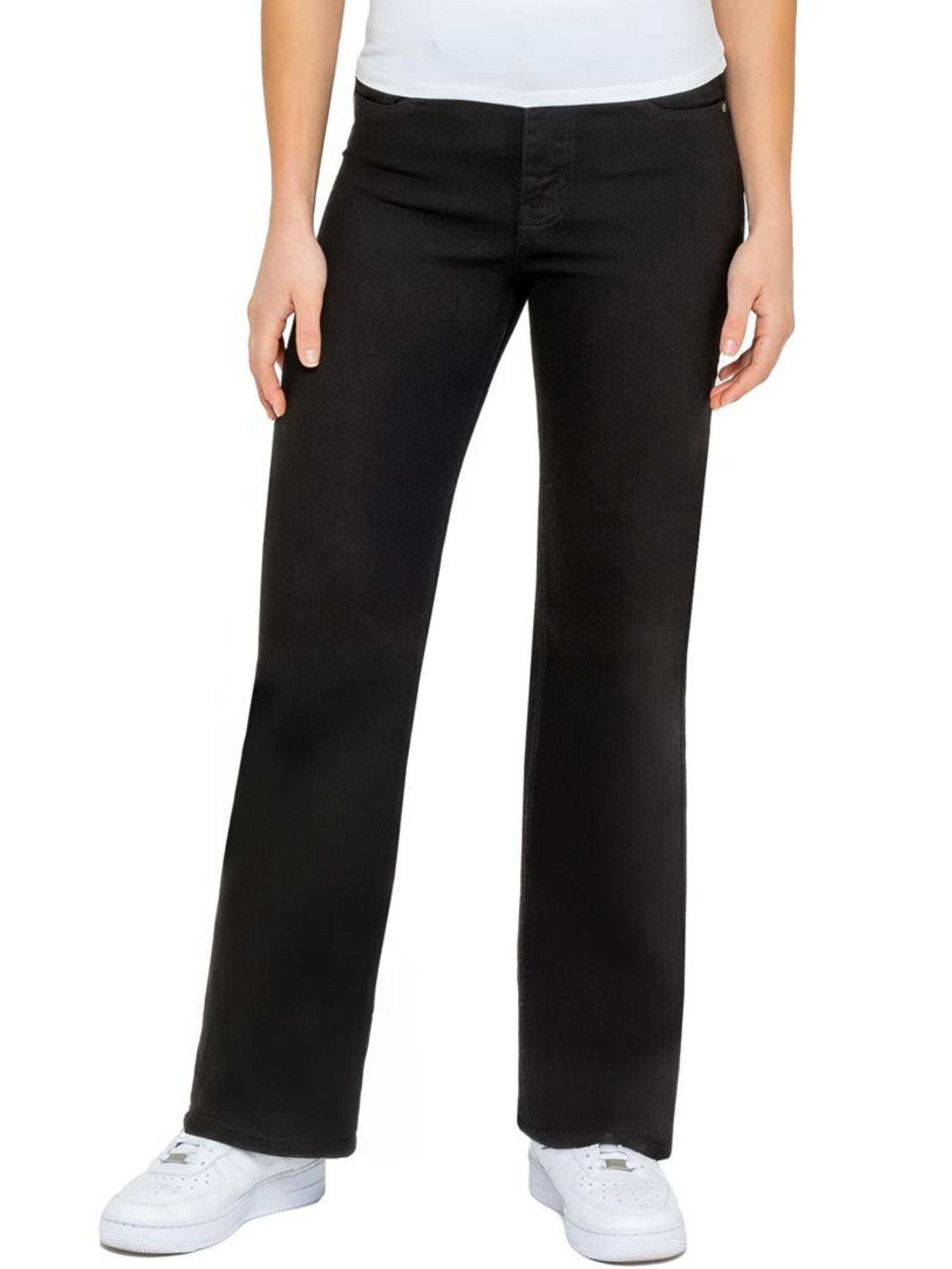Enzo | Womens Wide Leg Jeans