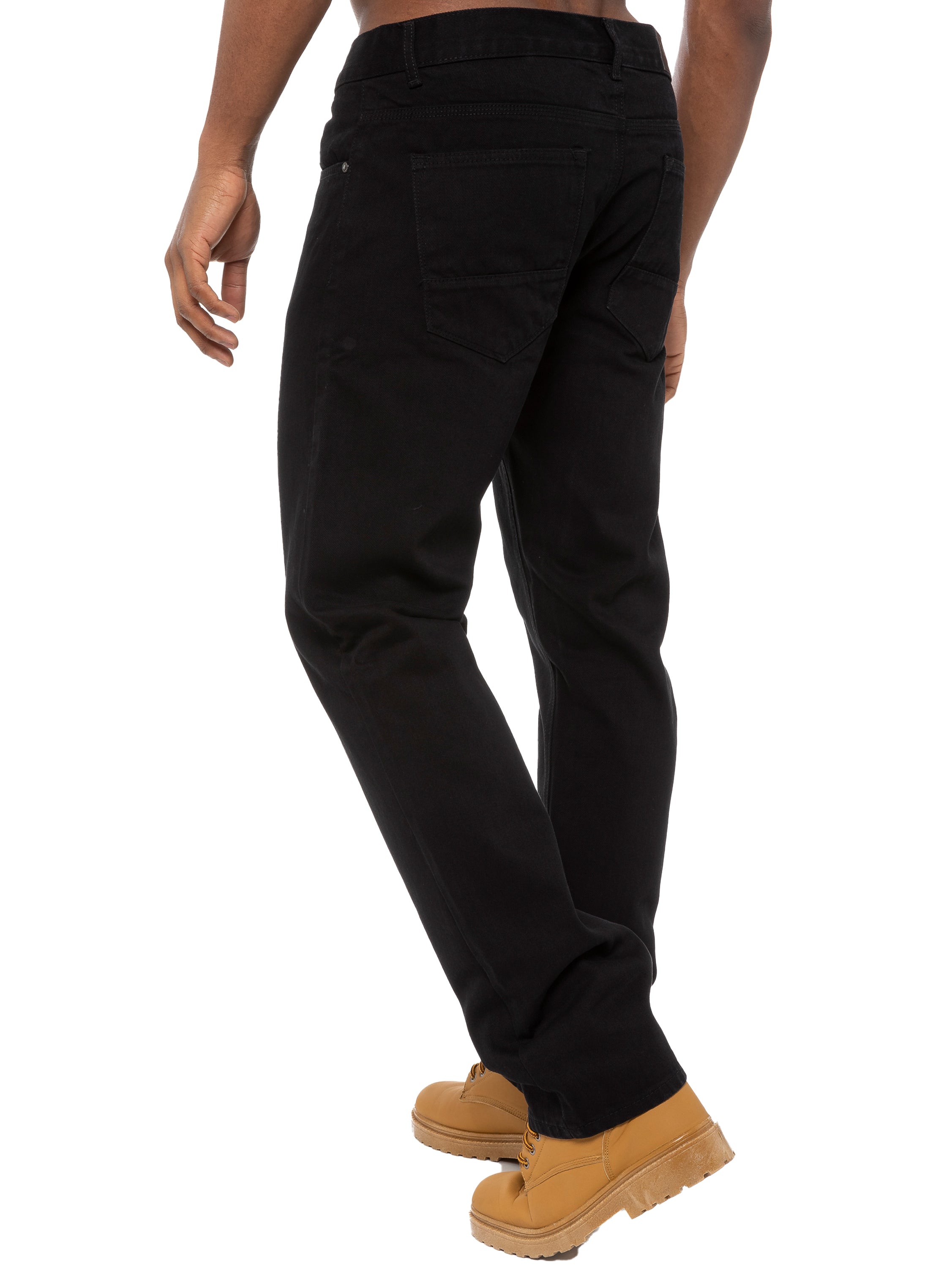 Enzo | Mens Regular Straight Leg Jeans