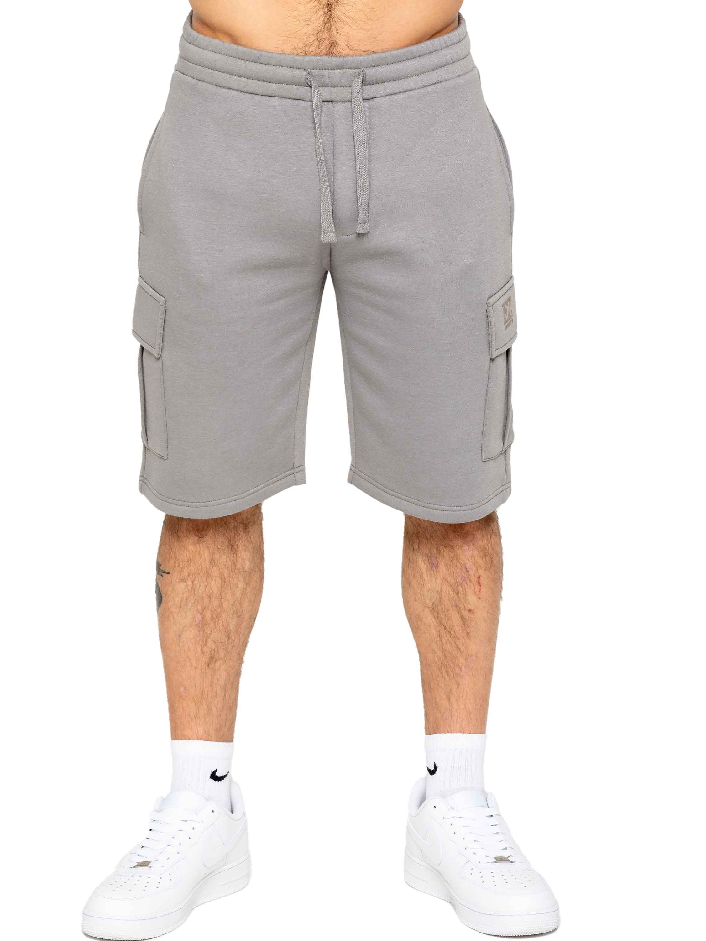 Enzo | Mens Cargo Fleece Shorts