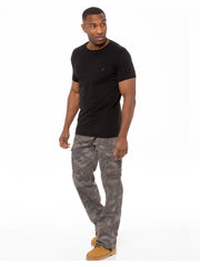 Kruze | Mens Cargo Camo Trousers