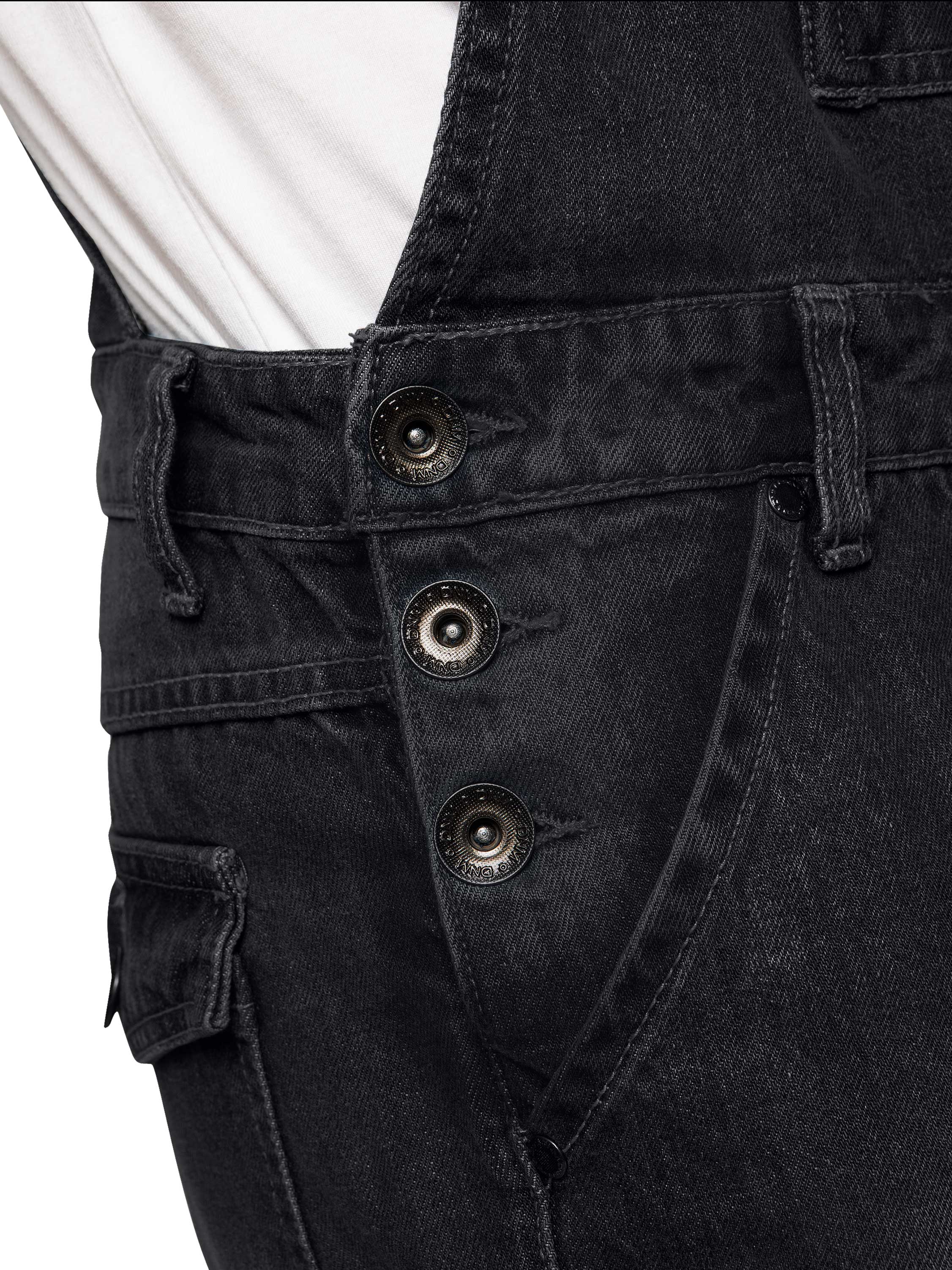 Mens Fashionable Denim Overall Dungarees  | Enzo Designer Menswear