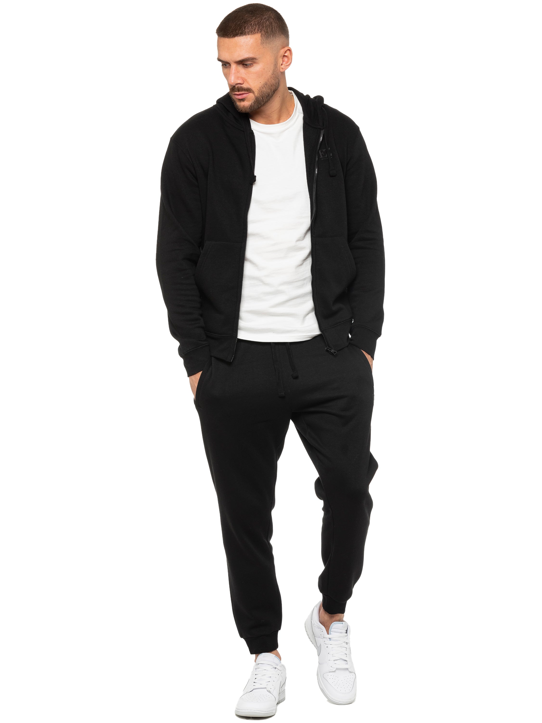 Enzo | Mens Zip Hoodie Tracksuit Set
