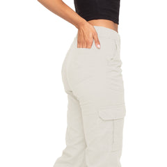Enzo |  Womens Cargo Denim Jeans